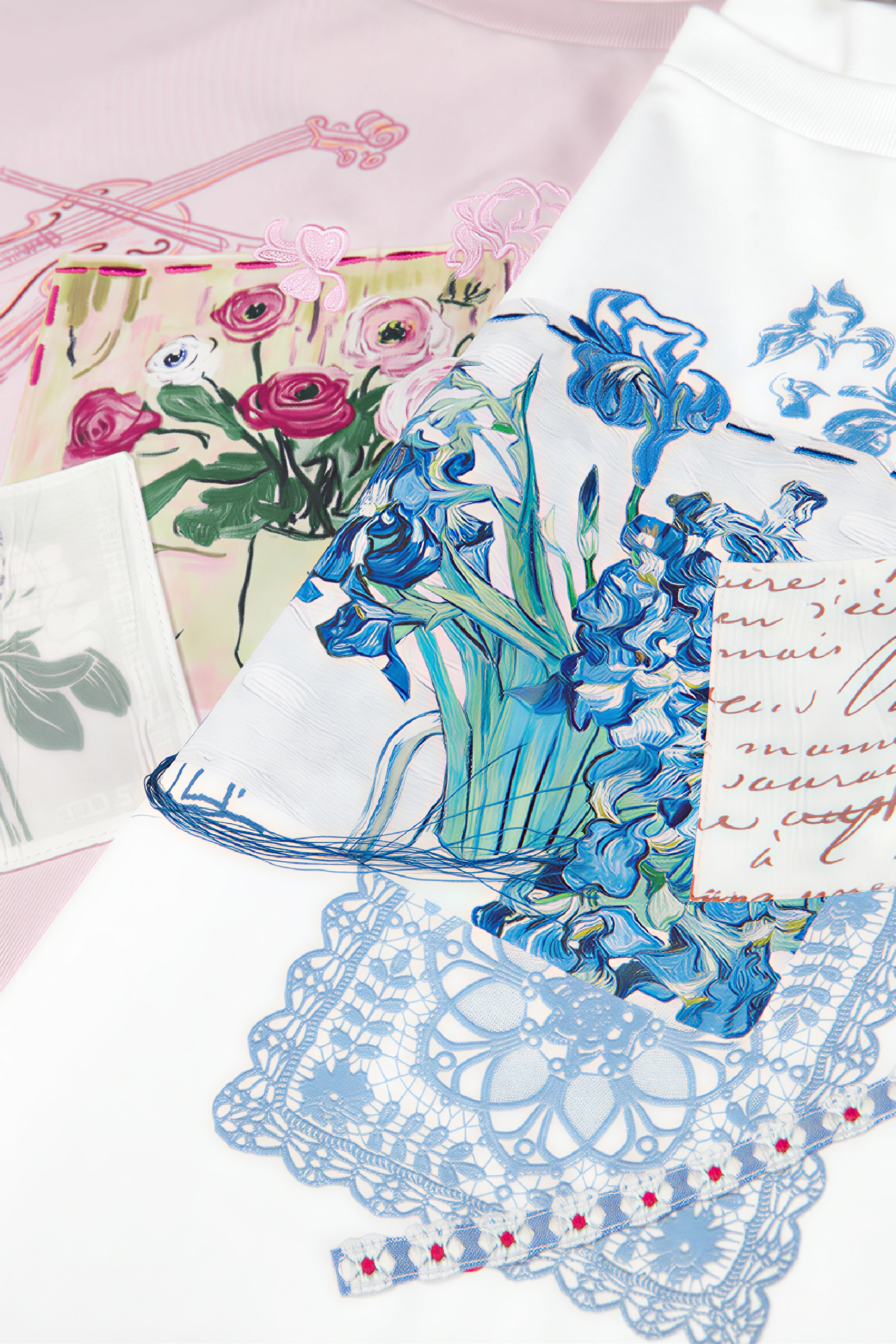 White Lace Patchwork Short-Sleeve T-Shirt