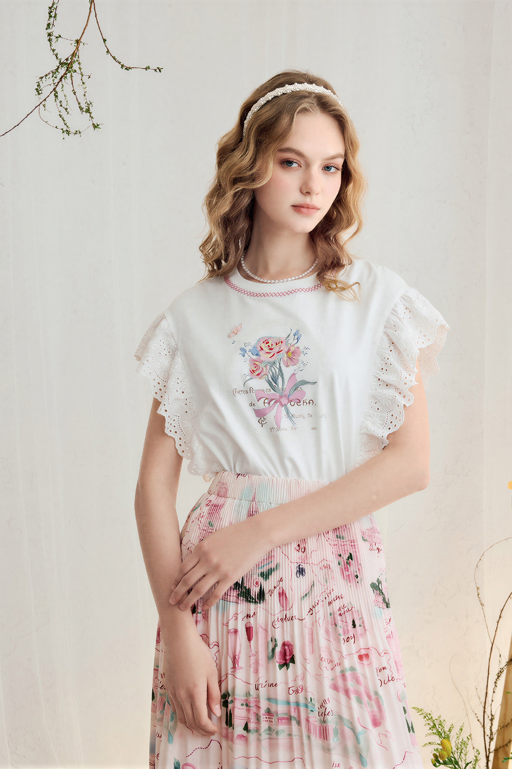 Sweet Relaxed Sleeveless T-Shirt