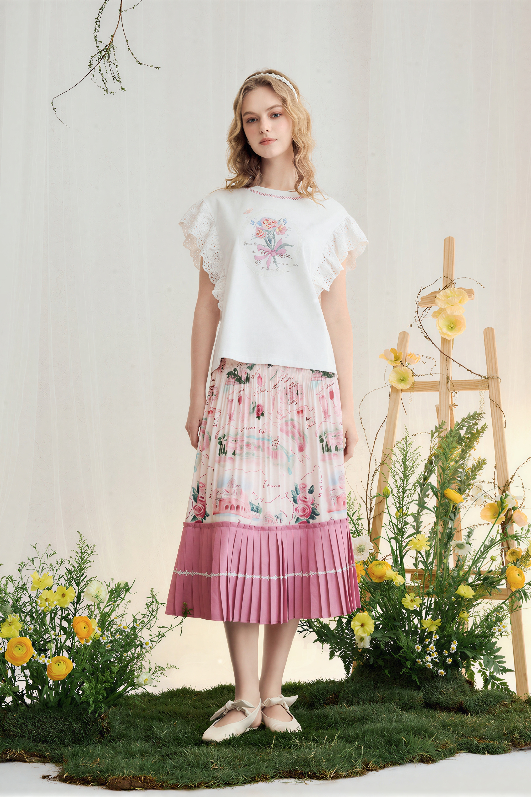 Sweet Relaxed Sleeveless T-Shirt