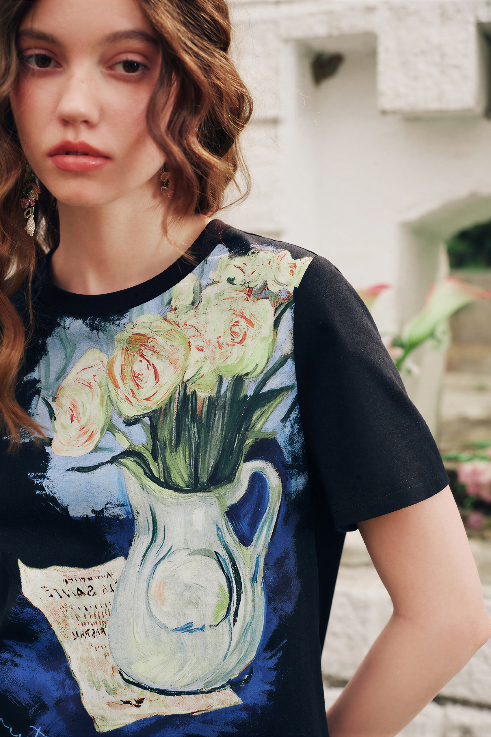 Flattering Pure Cotton Short-Sleeve Top