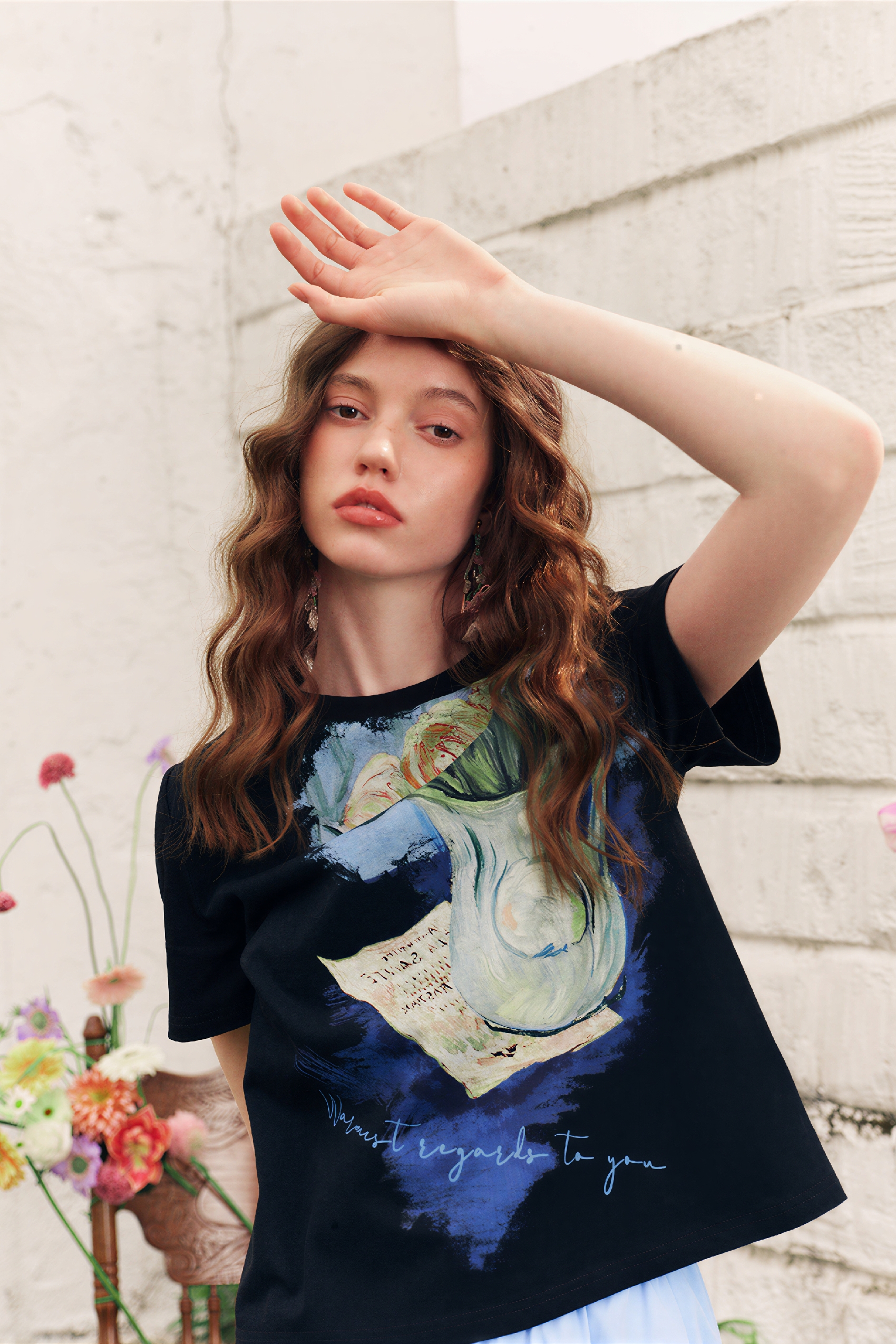 Flattering Pure Cotton Short-Sleeve Top