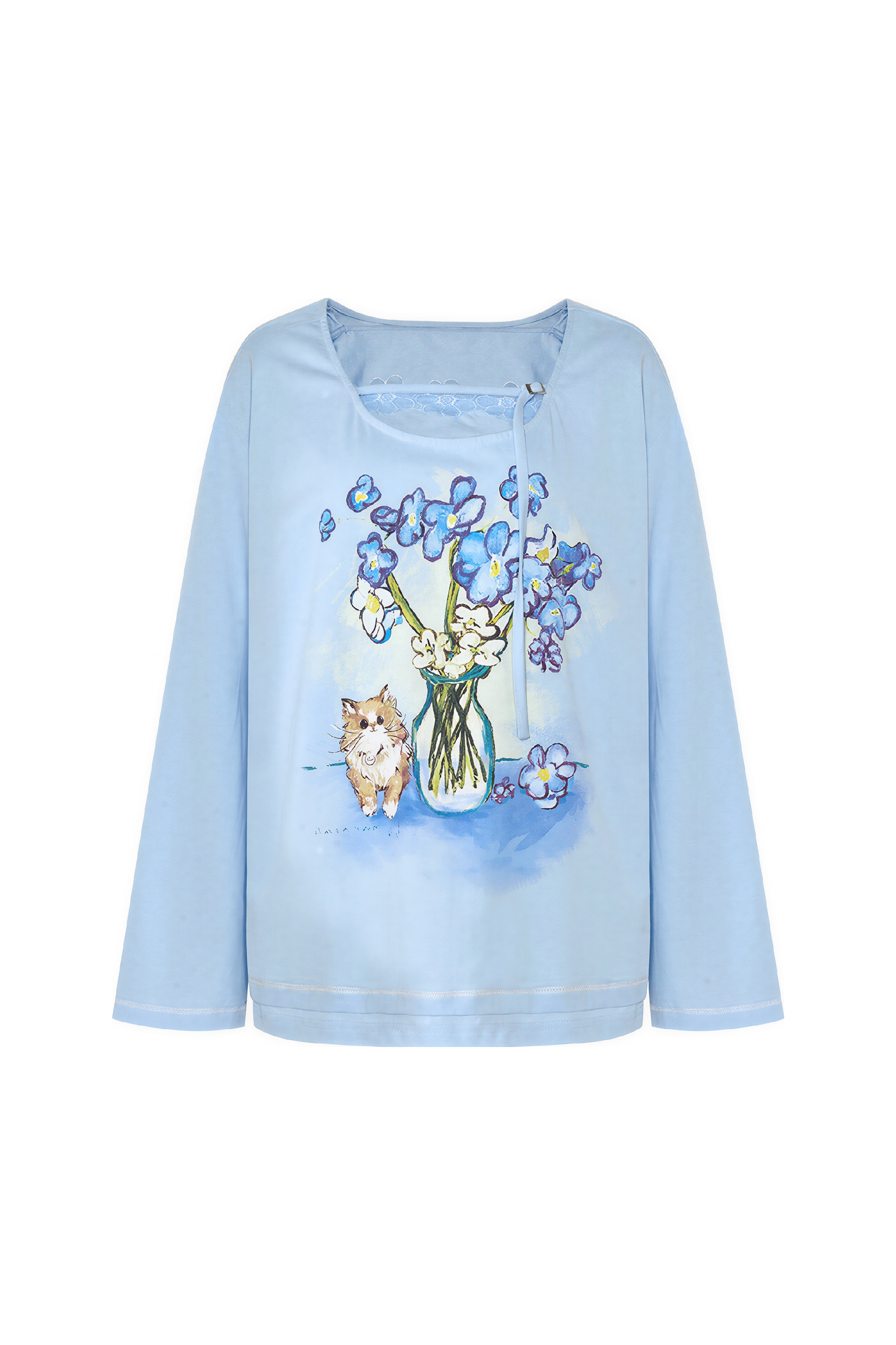 Designer Layered Long-Sleeve T-Shirt | LYONSENS Women's Fashion