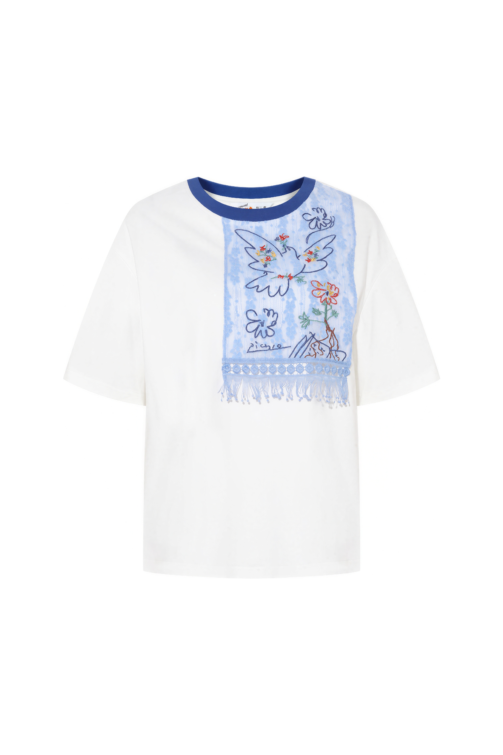 Vintage Artistic Embroidered T-Shirt | LYONSENS Women's Fashion