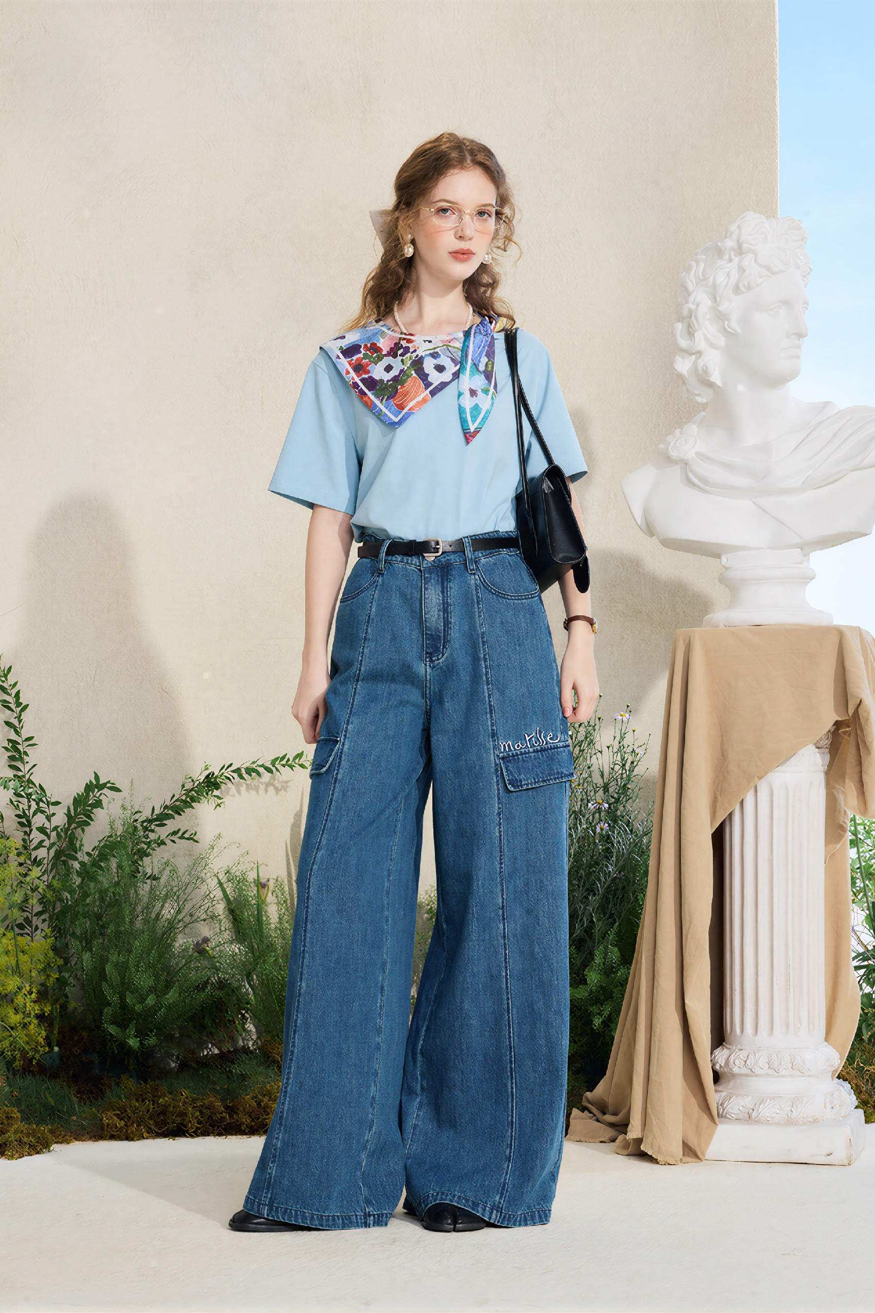 Matisse-Inspired Vintage Printed  T-Shirt-LYONSENS