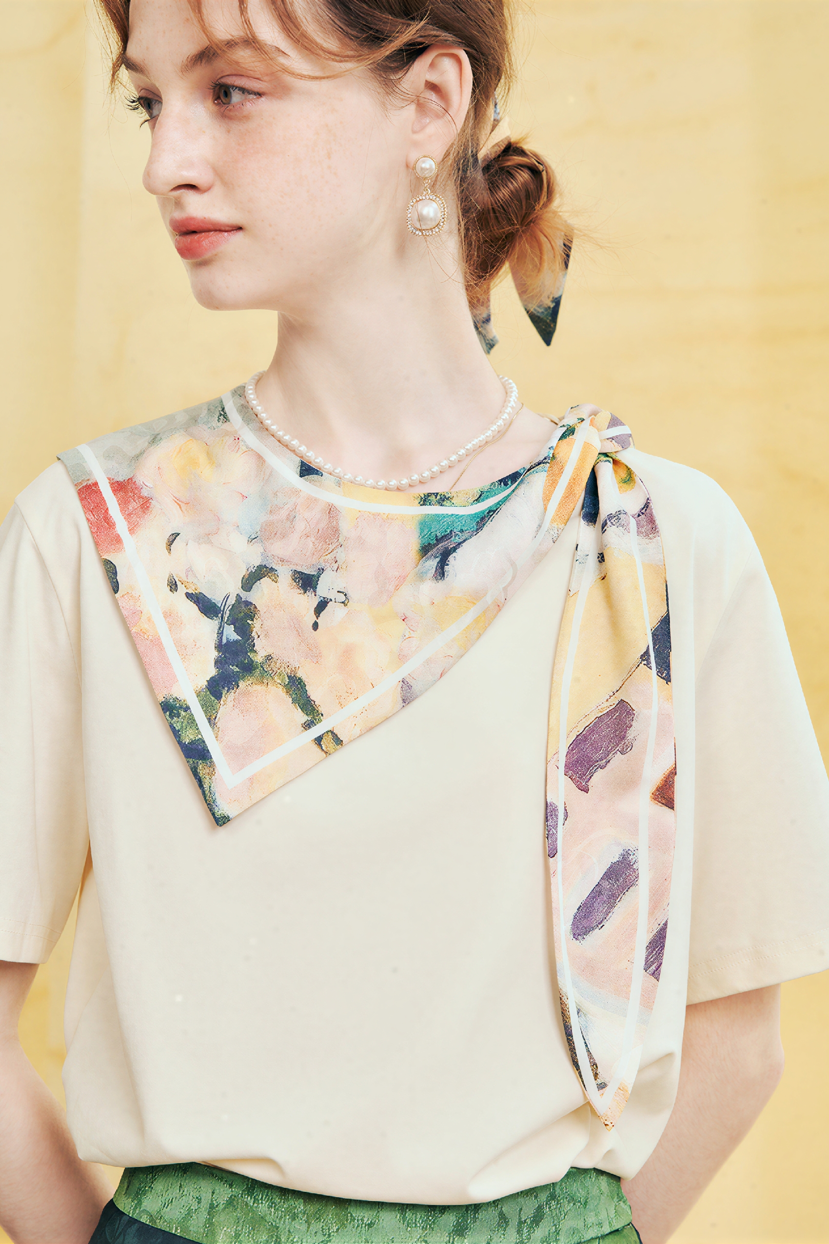 Matisse-Inspired Vintage Printed  T-Shirt-LYONSENS