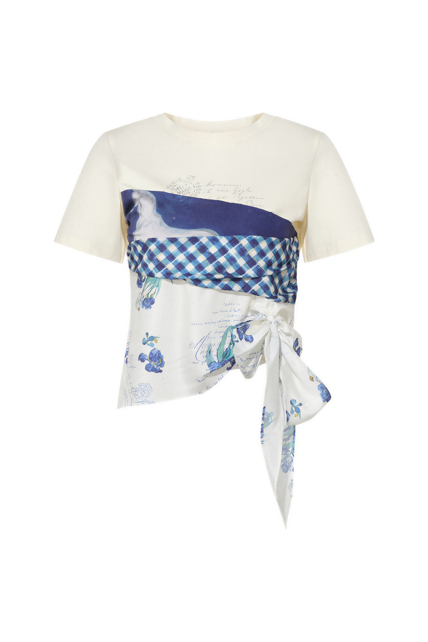 Designer Slim-Fit Short-Sleeve Top