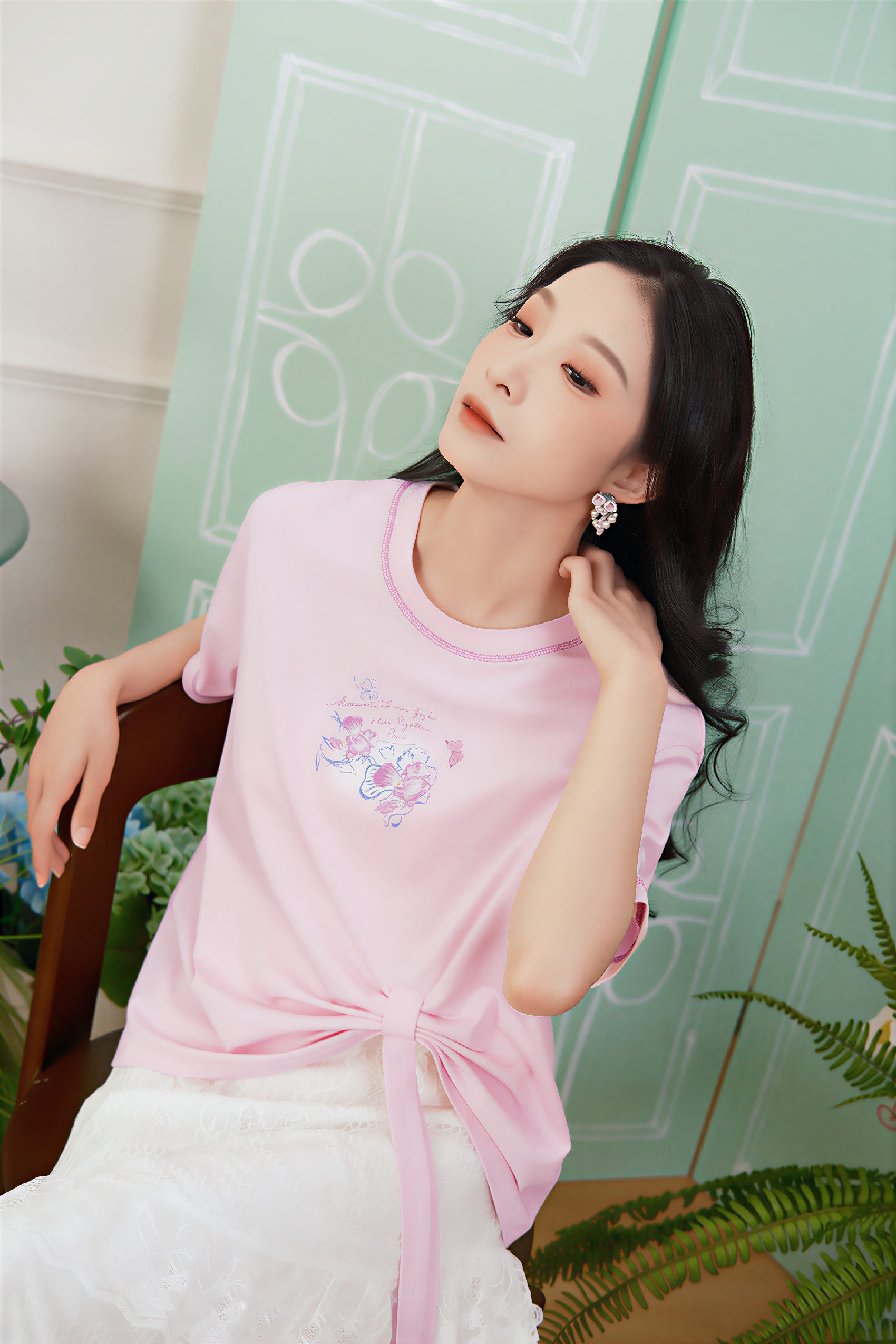 Color-Block Designer Short-Sleeve Tee