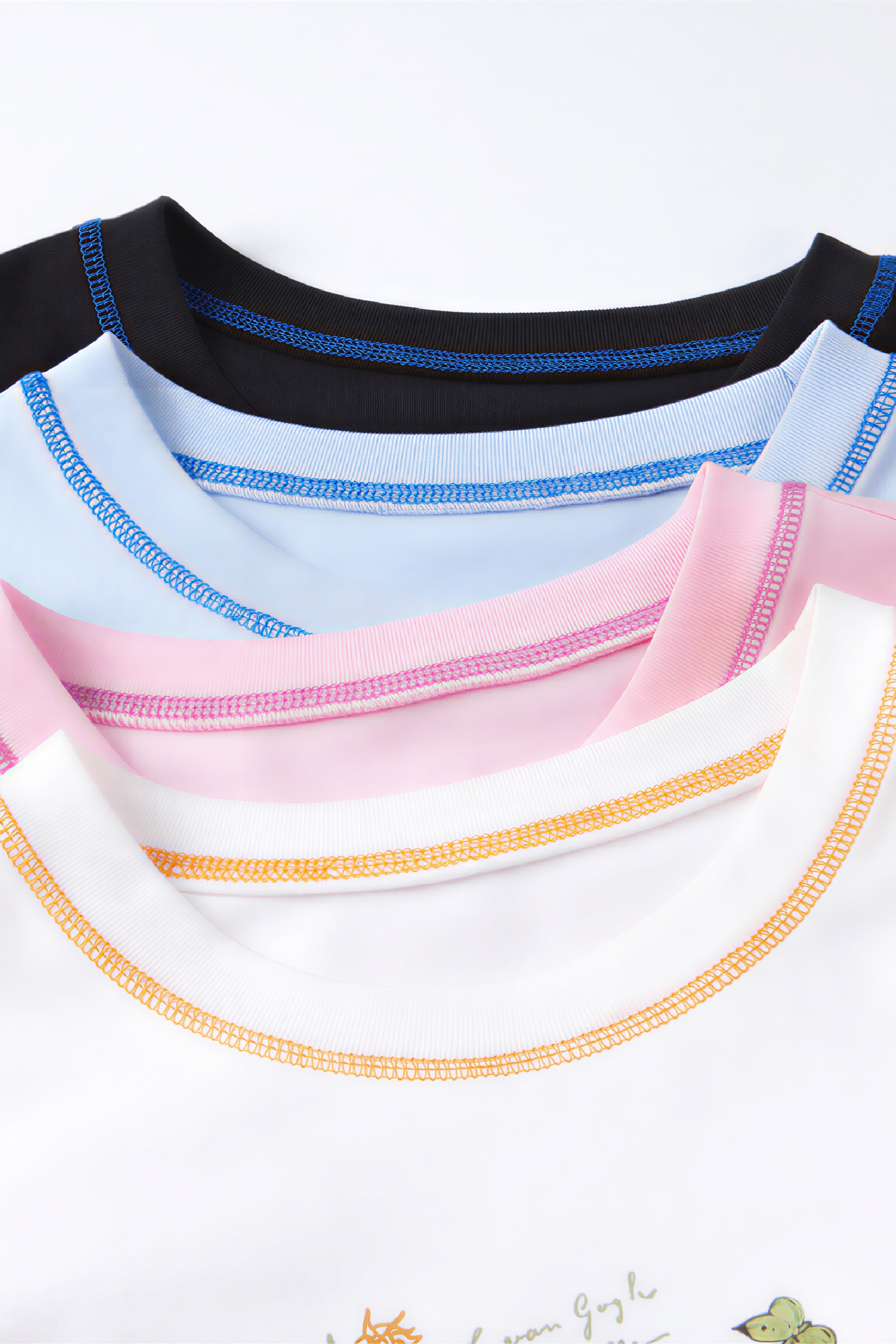 Color-Block Designer Short-Sleeve Tee