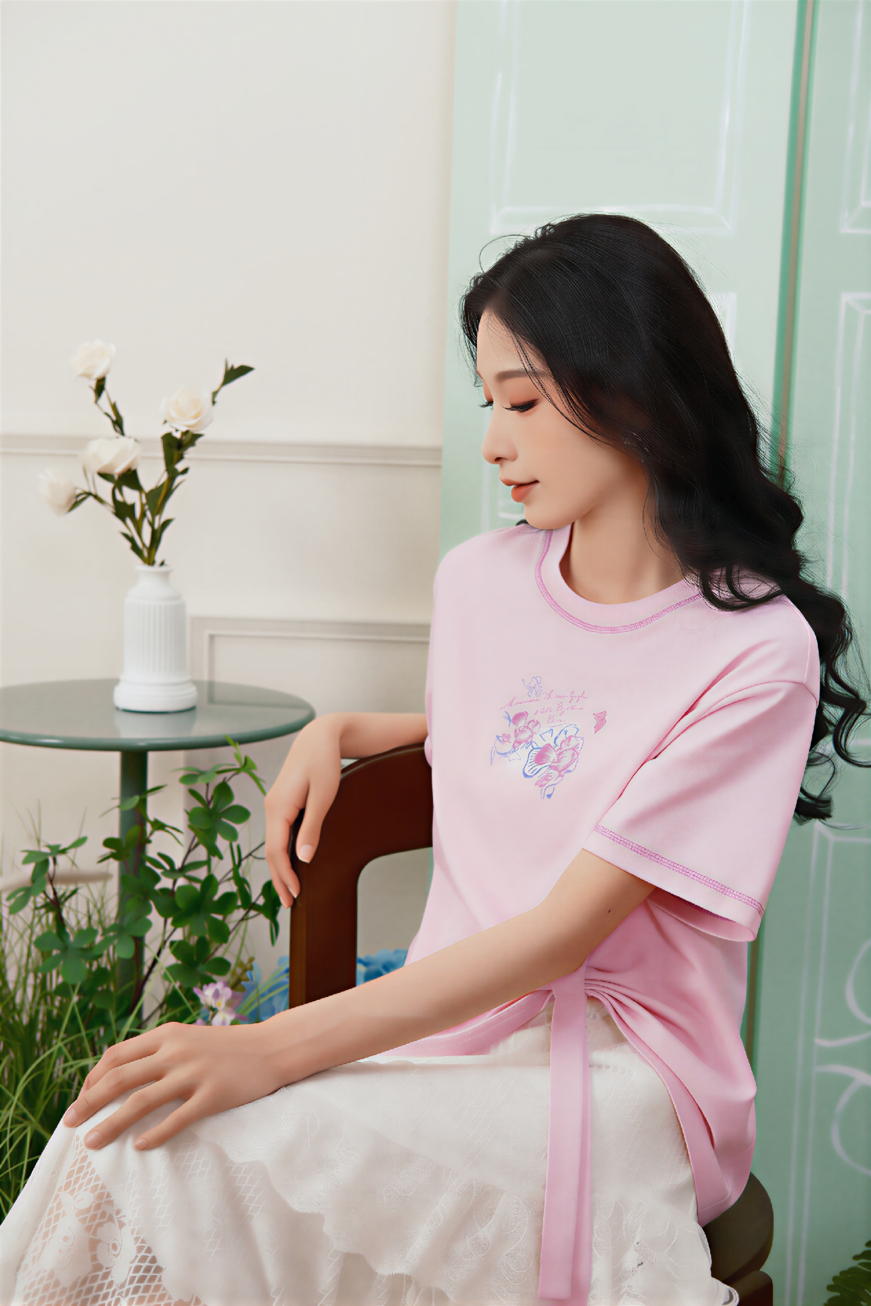 Color-Block Designer Short-Sleeve Tee