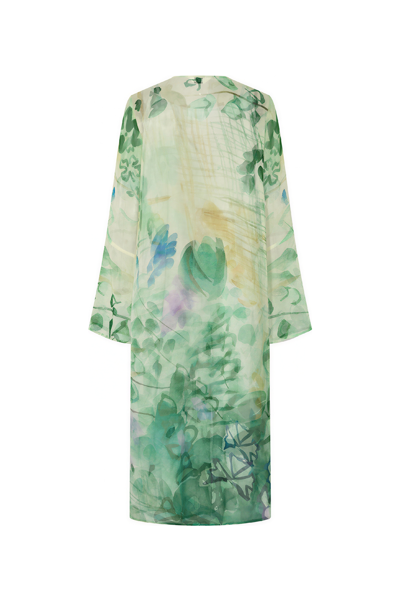 Printed Strappy Dress & Ruffle Cardigan Set