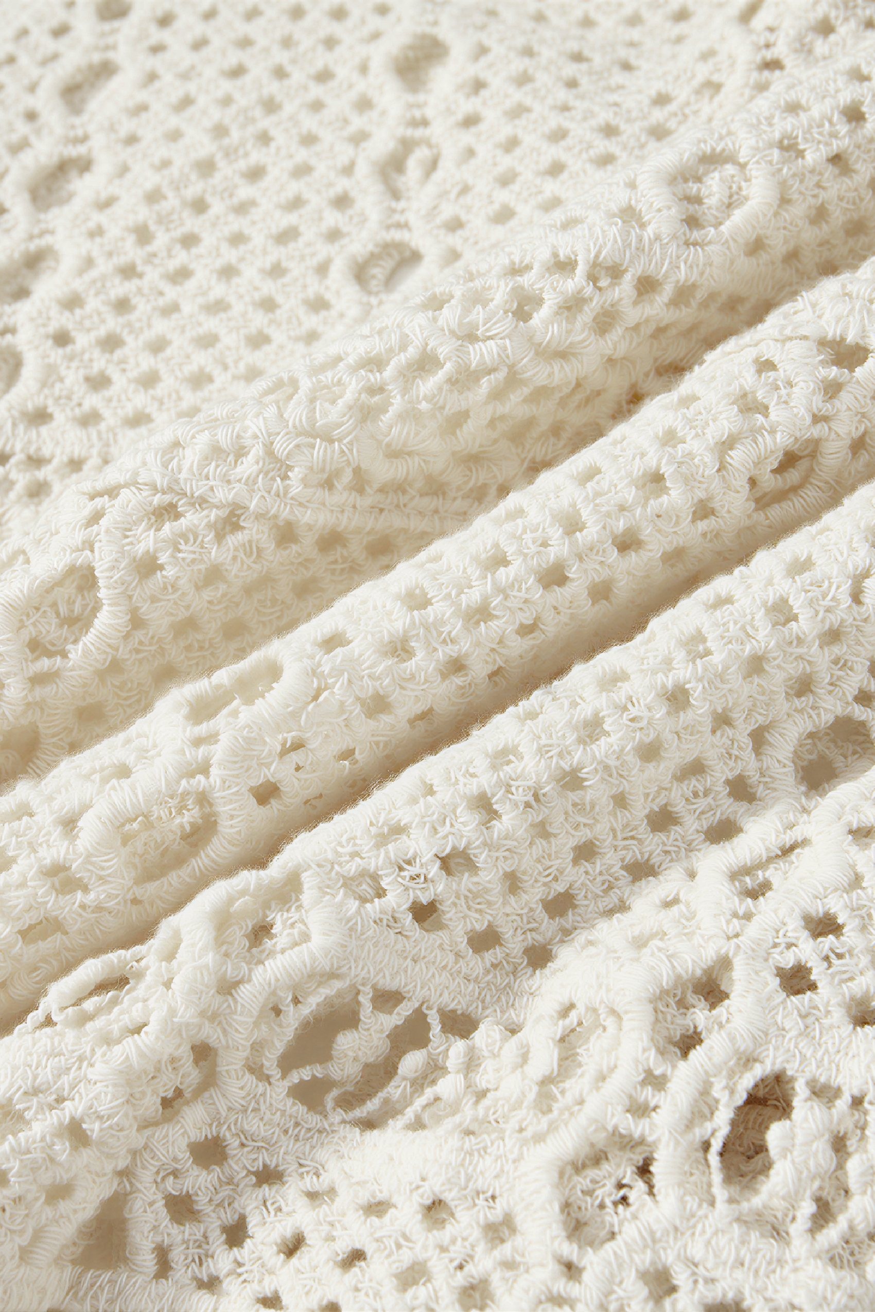 Bohemian Openwork Bell-Sleeve Cover-Up