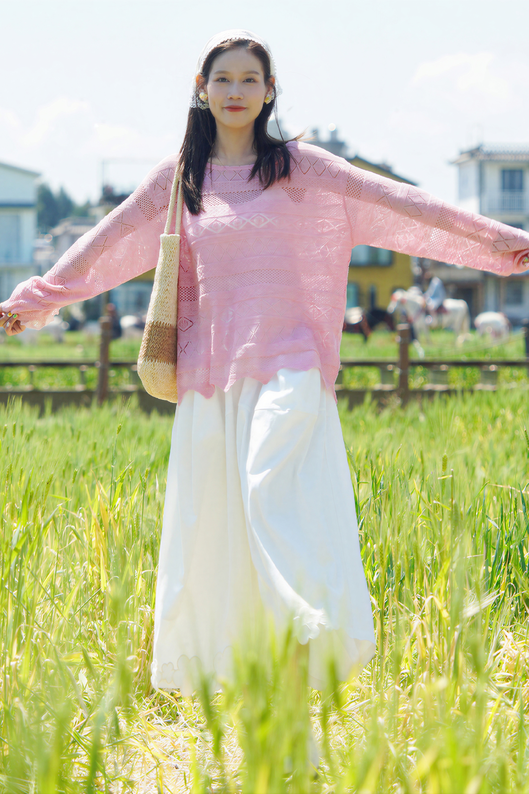 Emerging Artists Series Open-Knit Cover-Up