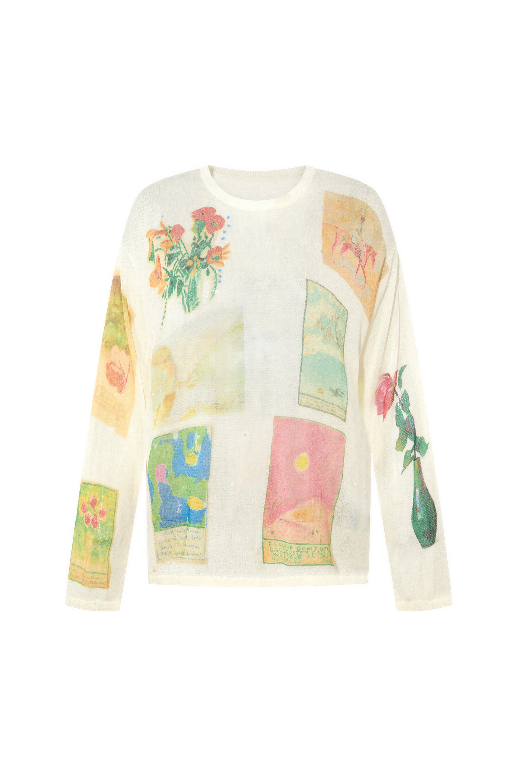 Lightweight Openwork Relaxed Knit Top