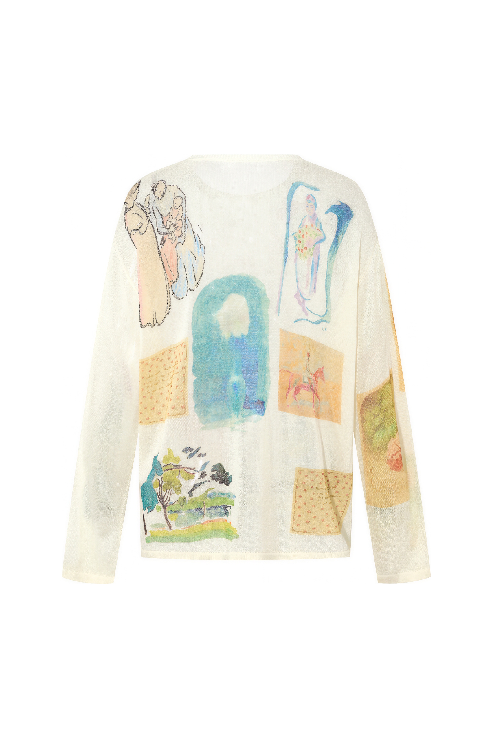 Lightweight Openwork Relaxed Knit Top