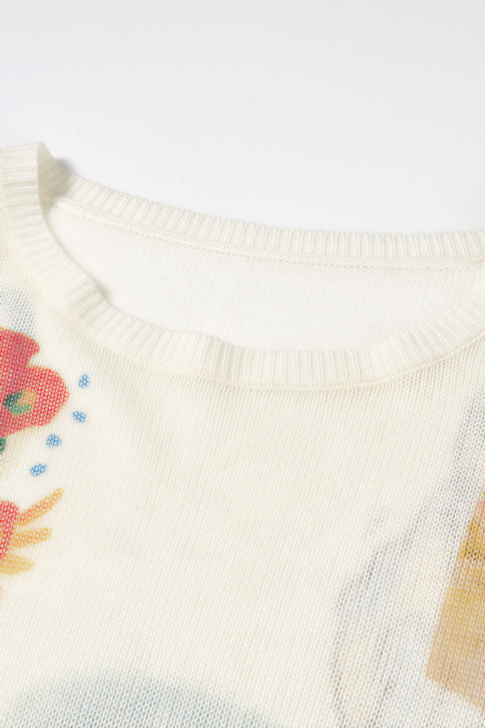 Lightweight Openwork Relaxed Knit Top