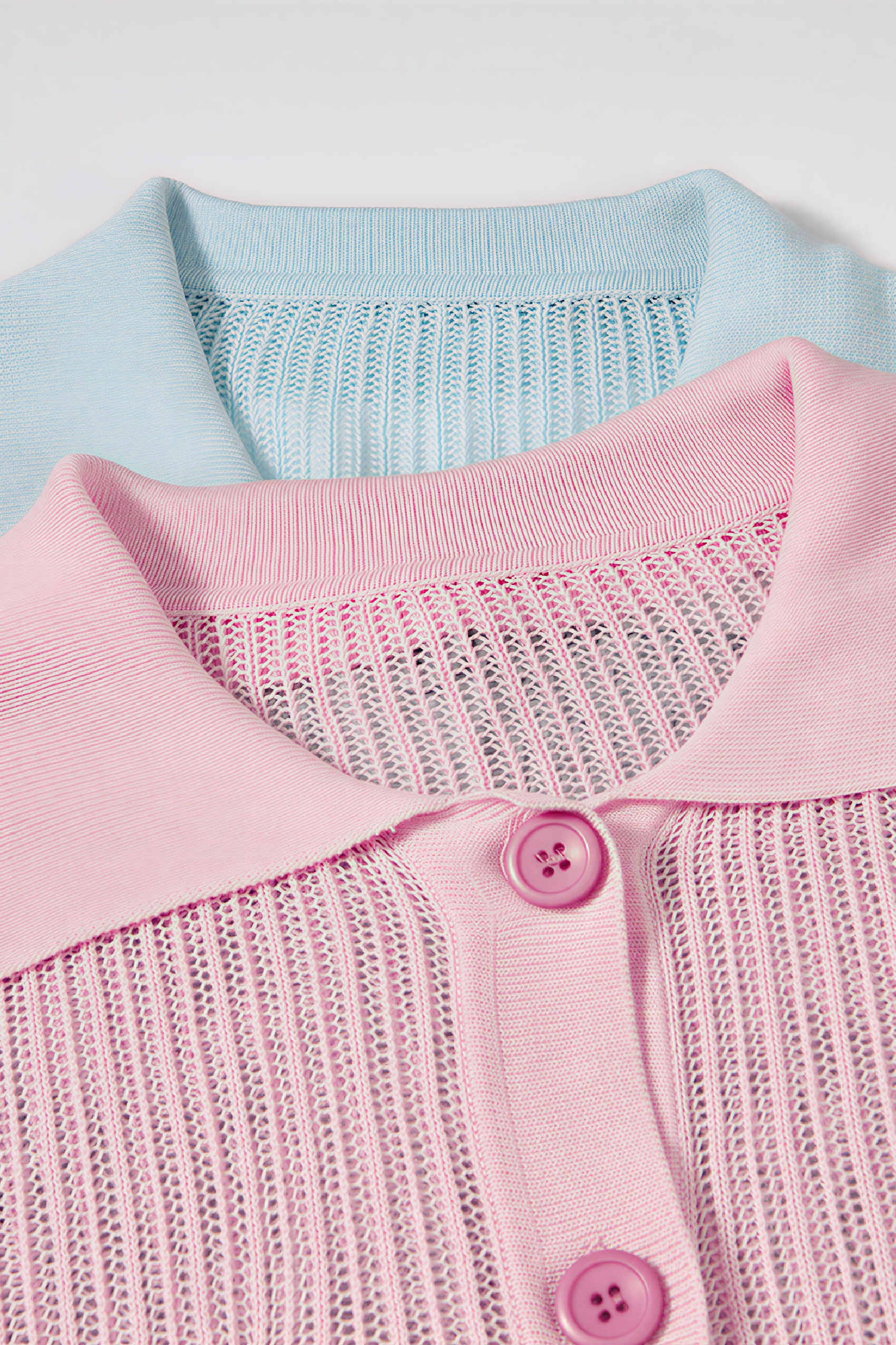 Vintage Pleated Lightweight Knit Cardigan