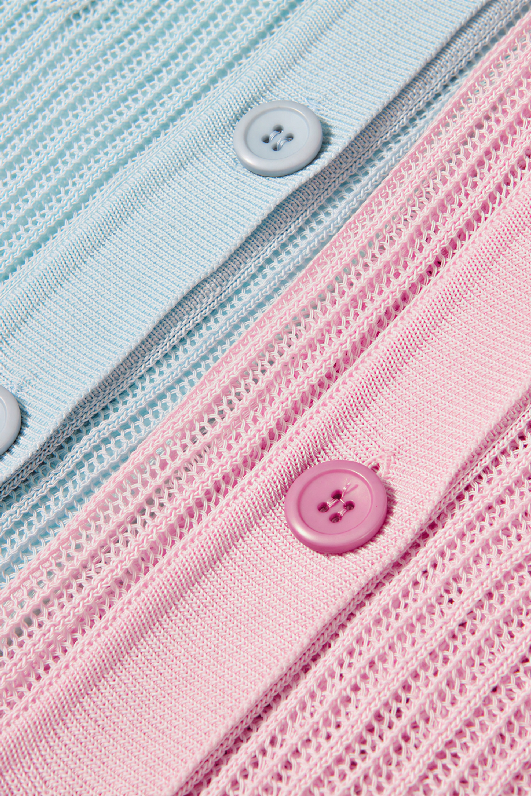 Vintage Pleated Lightweight Knit Cardigan