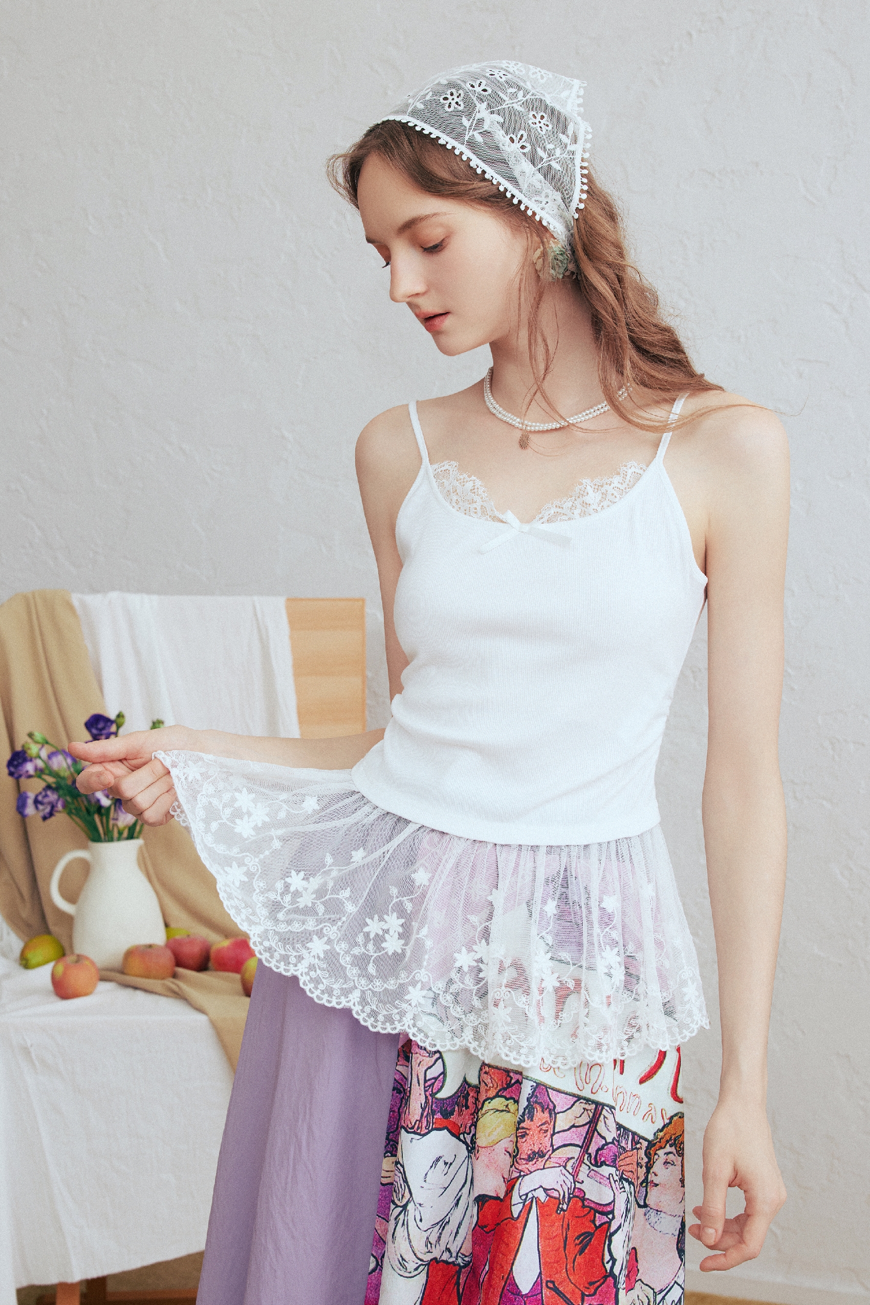 Lace Camisole Tank Top