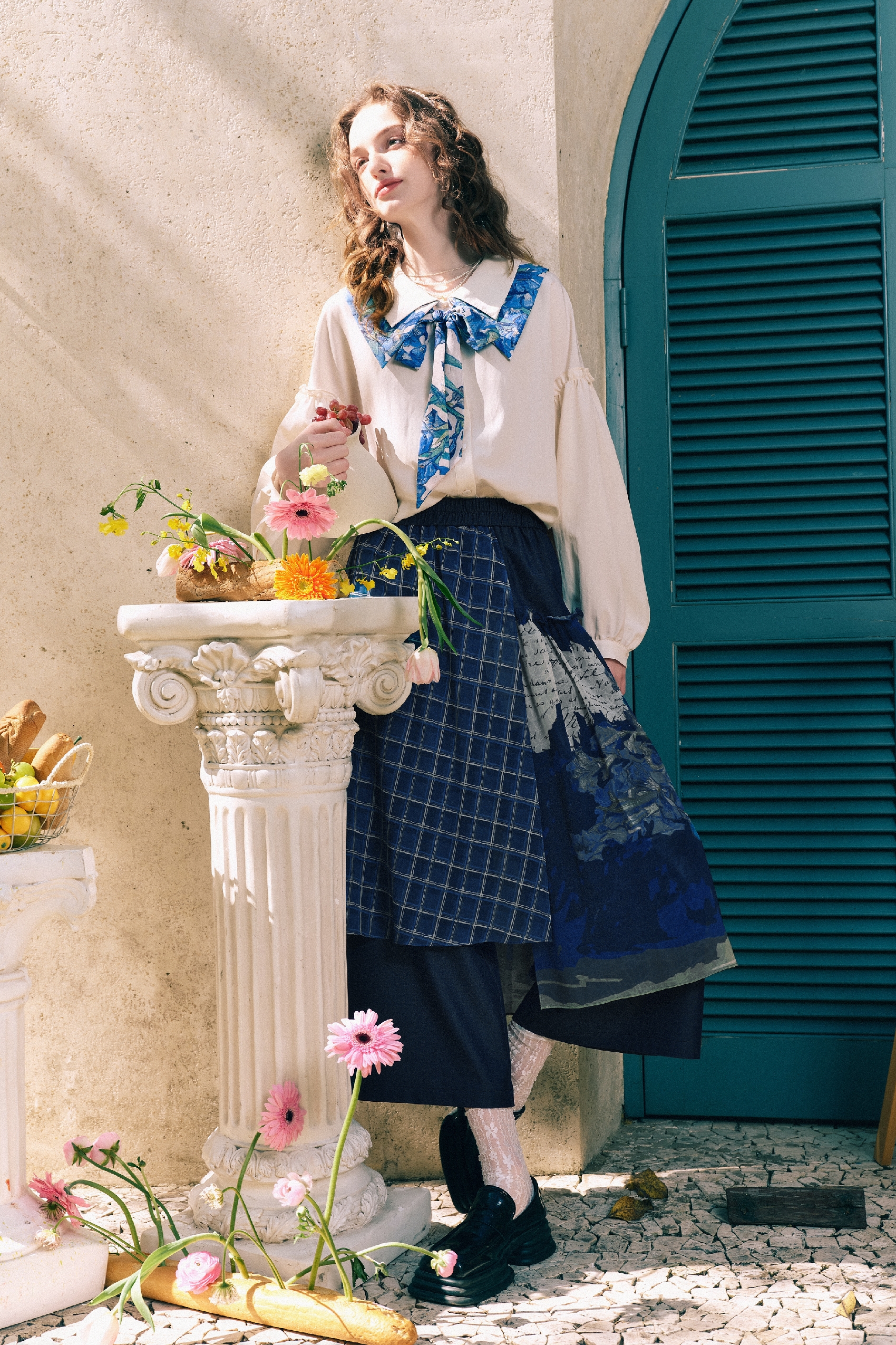French-Style Relaxed-Fit Shirt