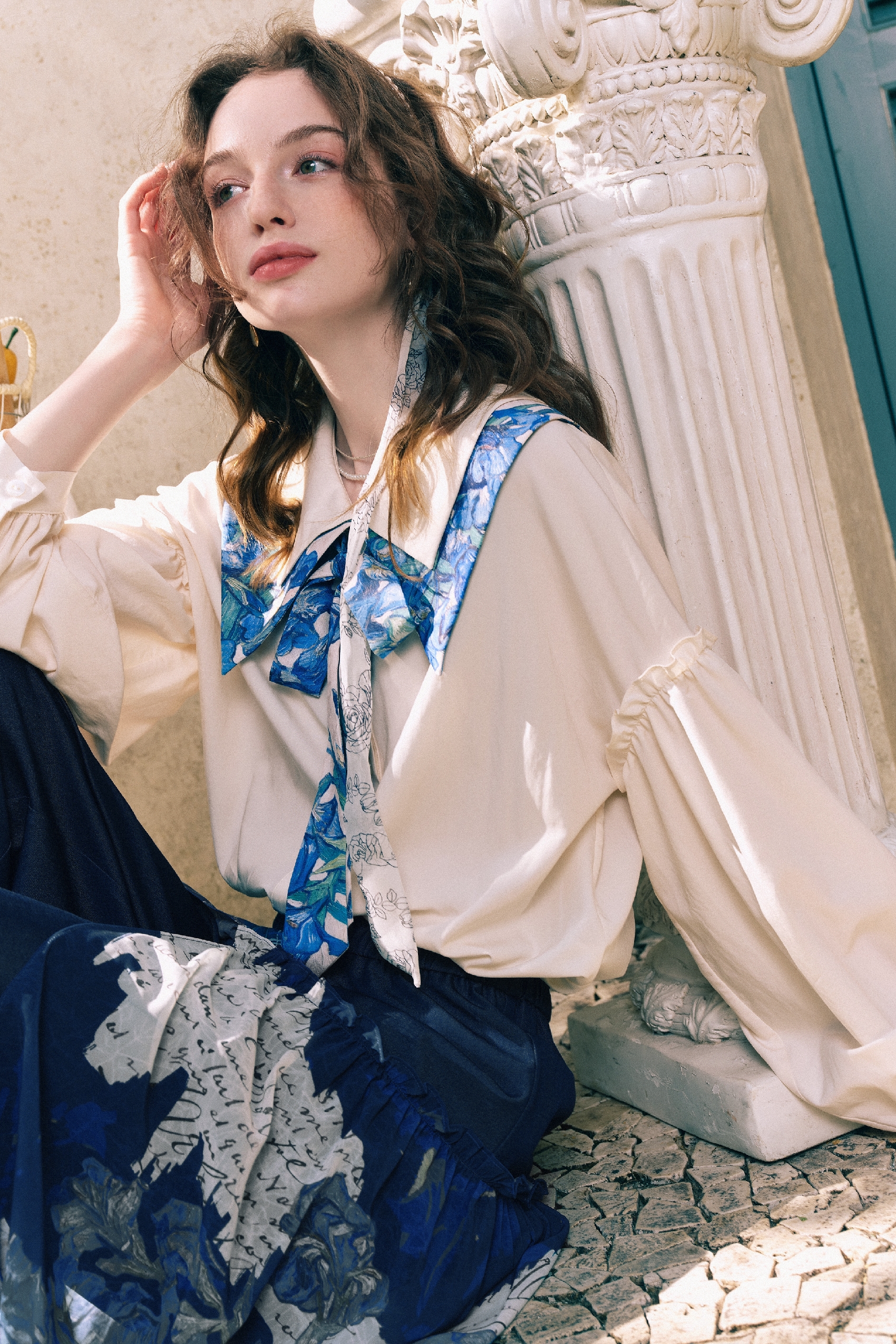 French-Style Relaxed-Fit Shirt