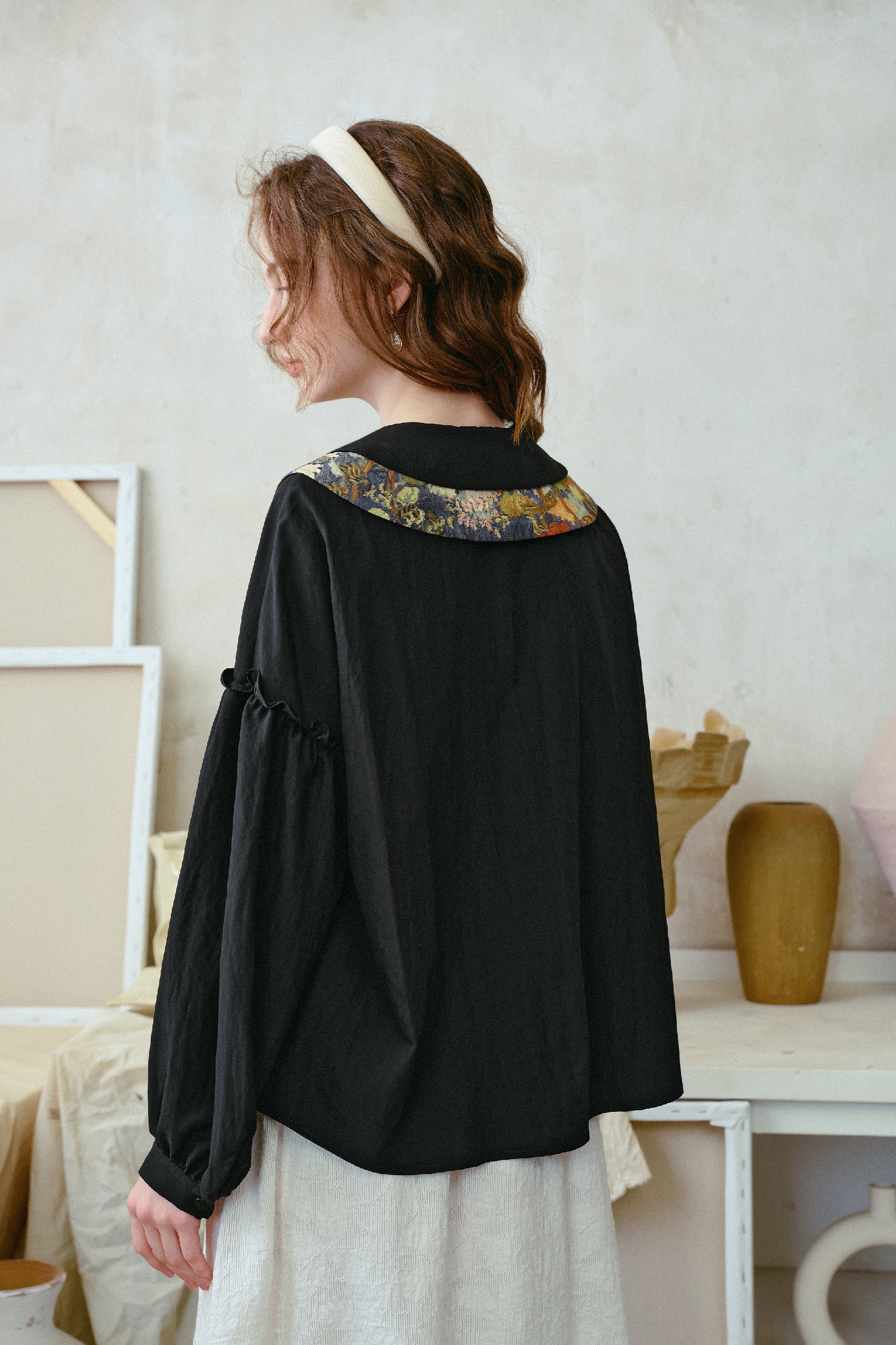 French-Style Relaxed-Fit Shirt