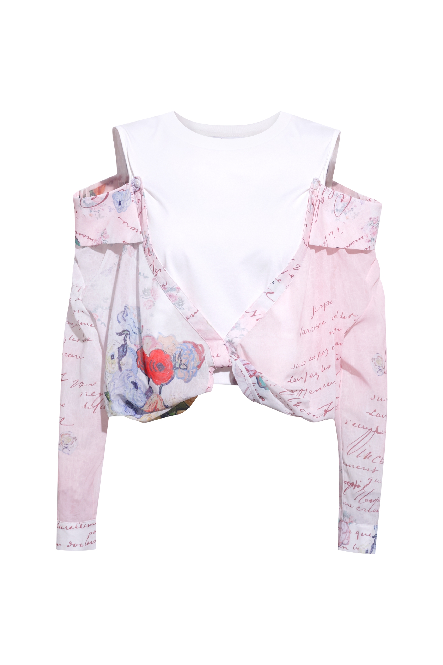 Layered Patchwork Shirt