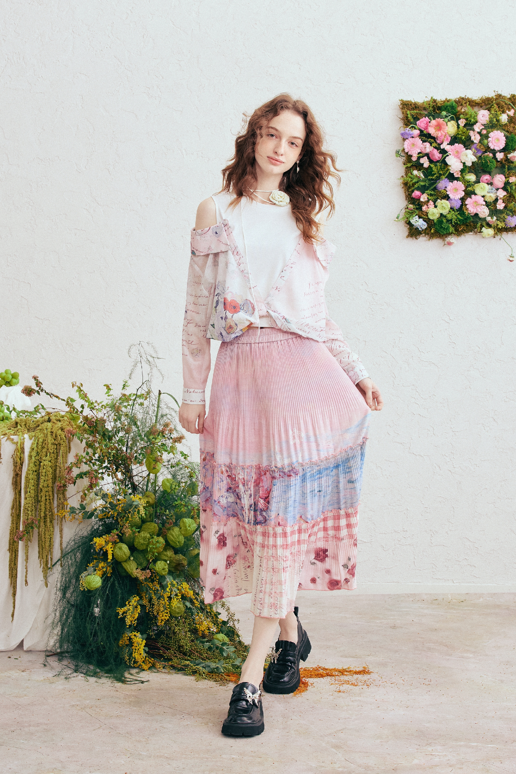 Layered Patchwork Shirt