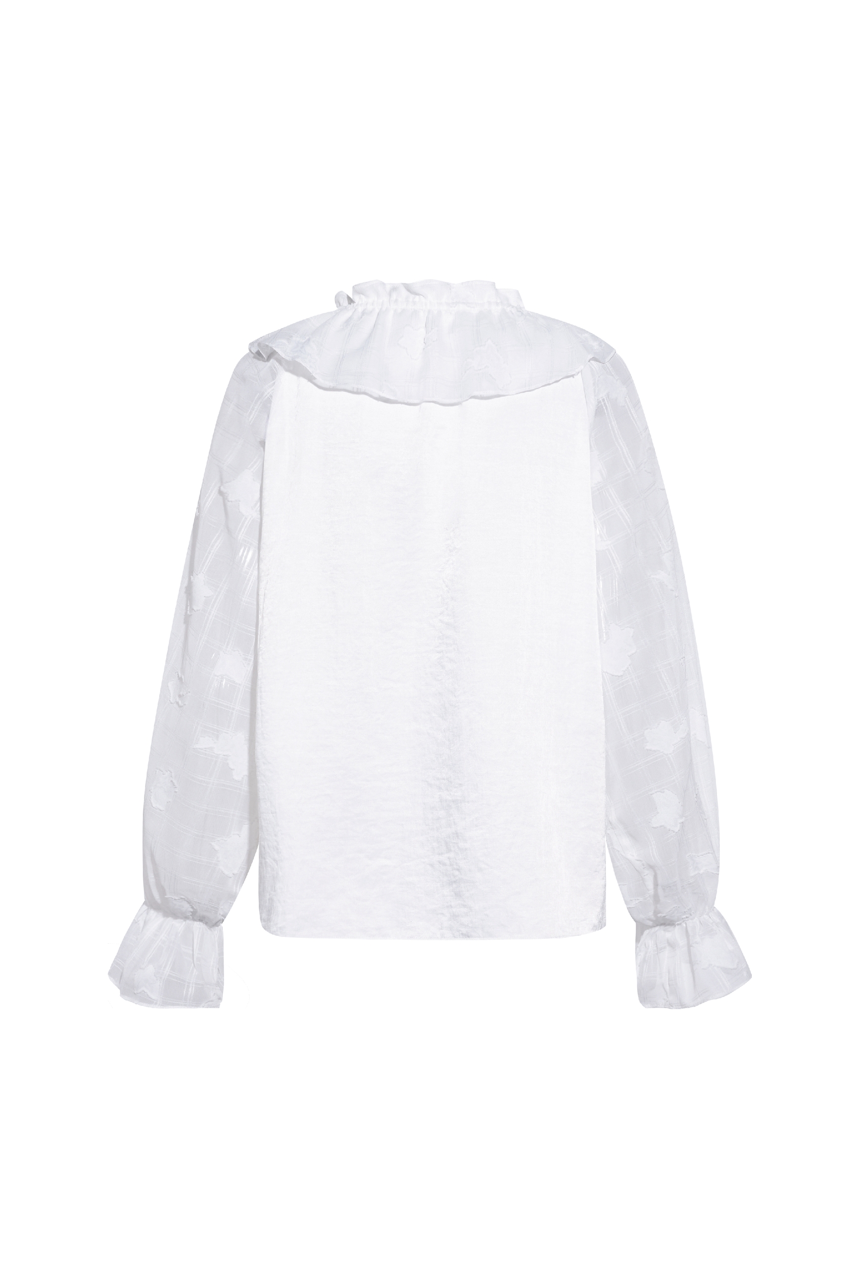 White Sweet-Style Shirt