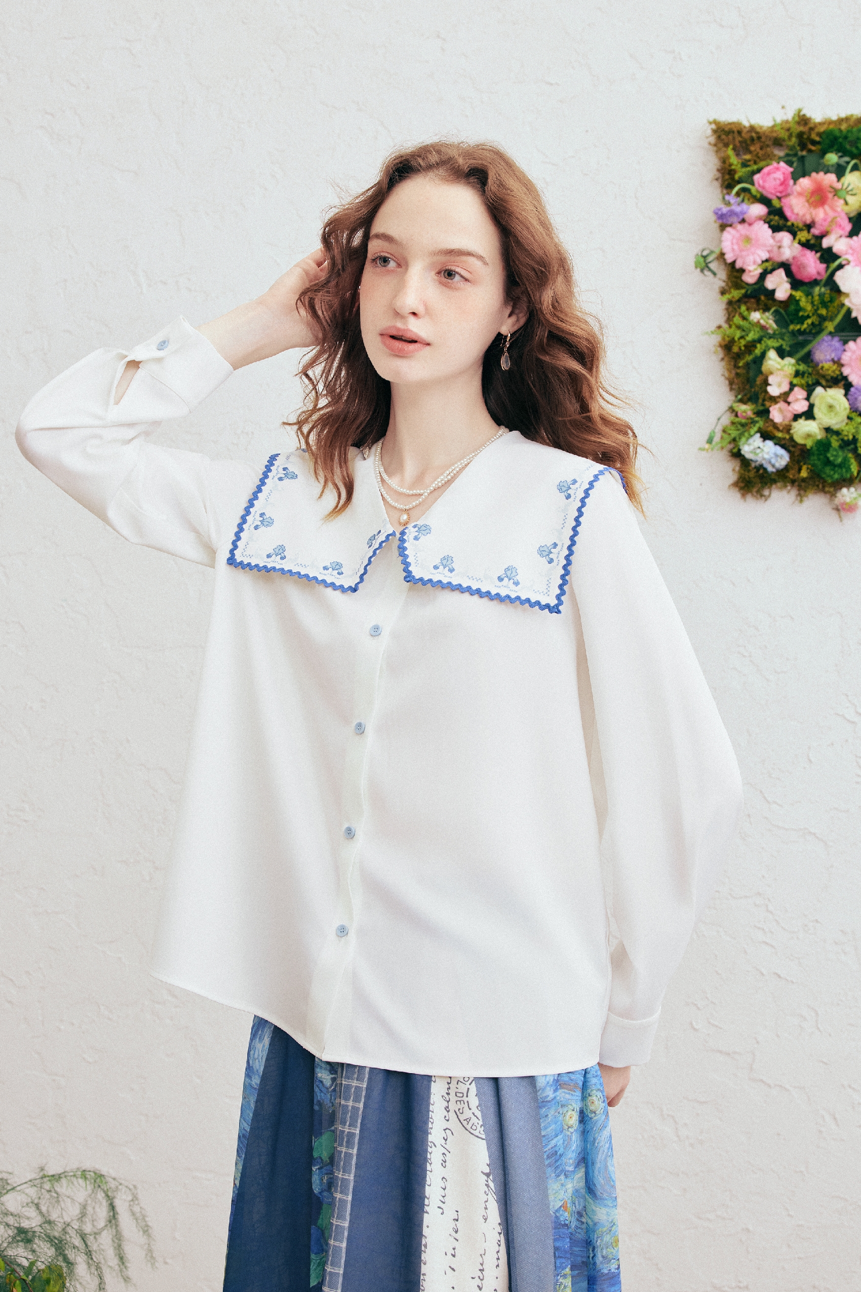 Sailor Collar Shirt