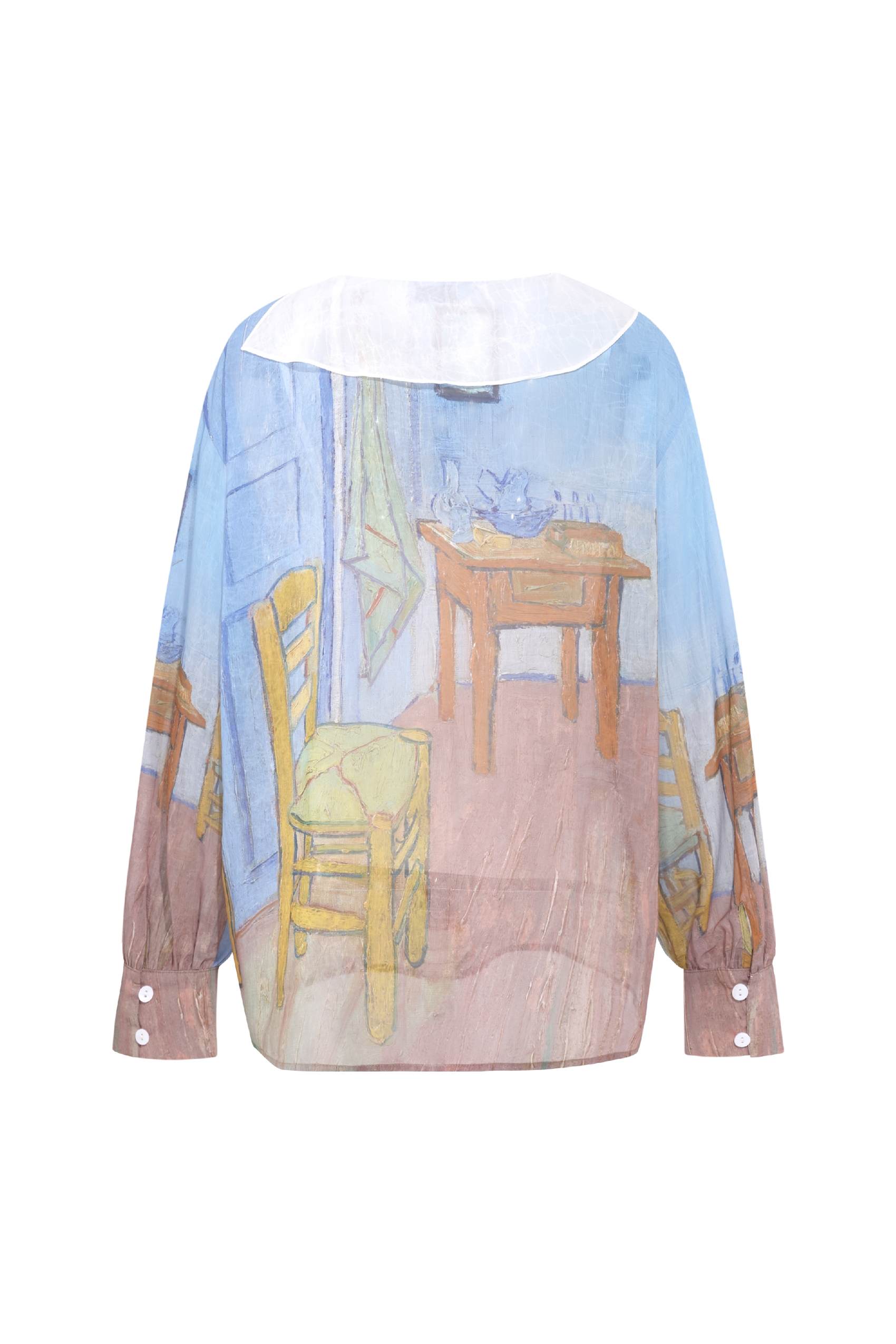 Patchwork Two-Piece Print Shirt-LYONSENS