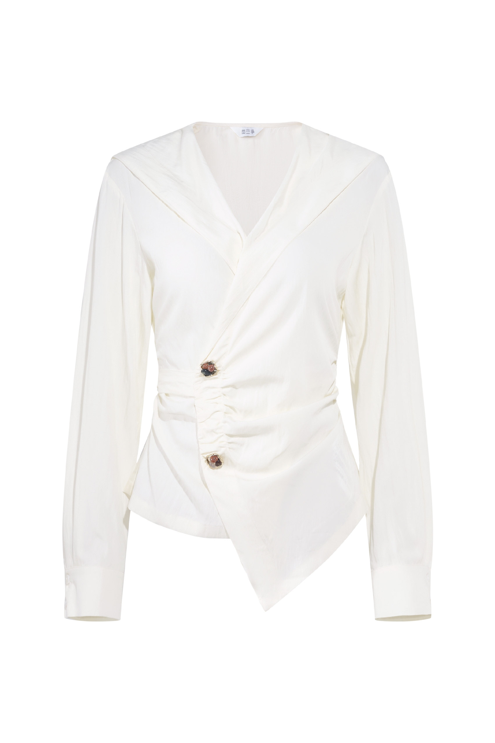 Sailor Collar Long Sleeve Shirt