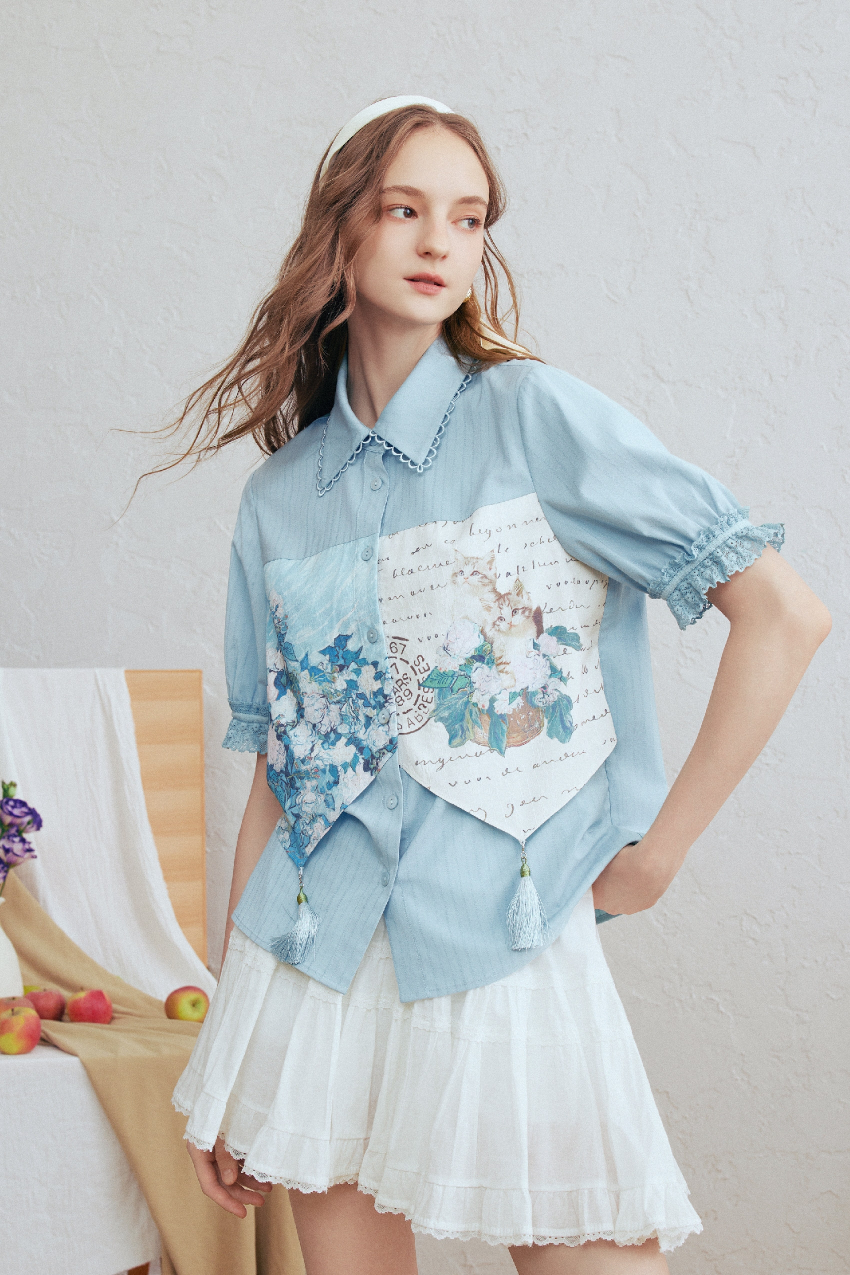 Oil Painting Print Shirt