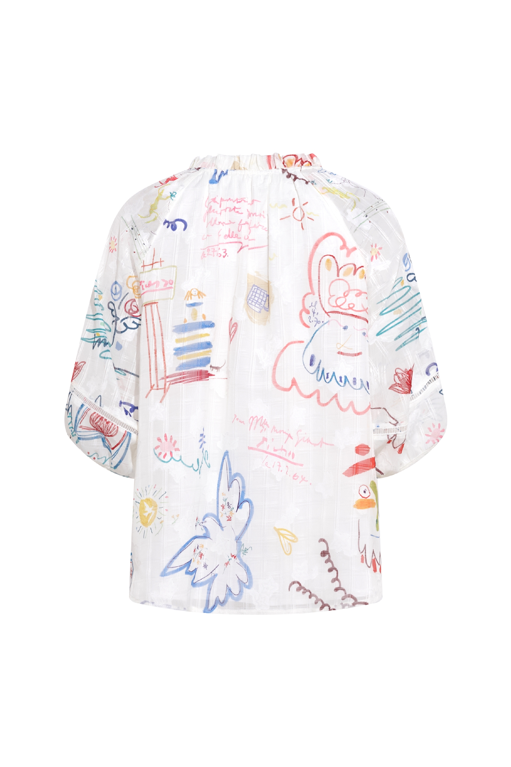 Graffiti Print Shirt-LYONSENS
