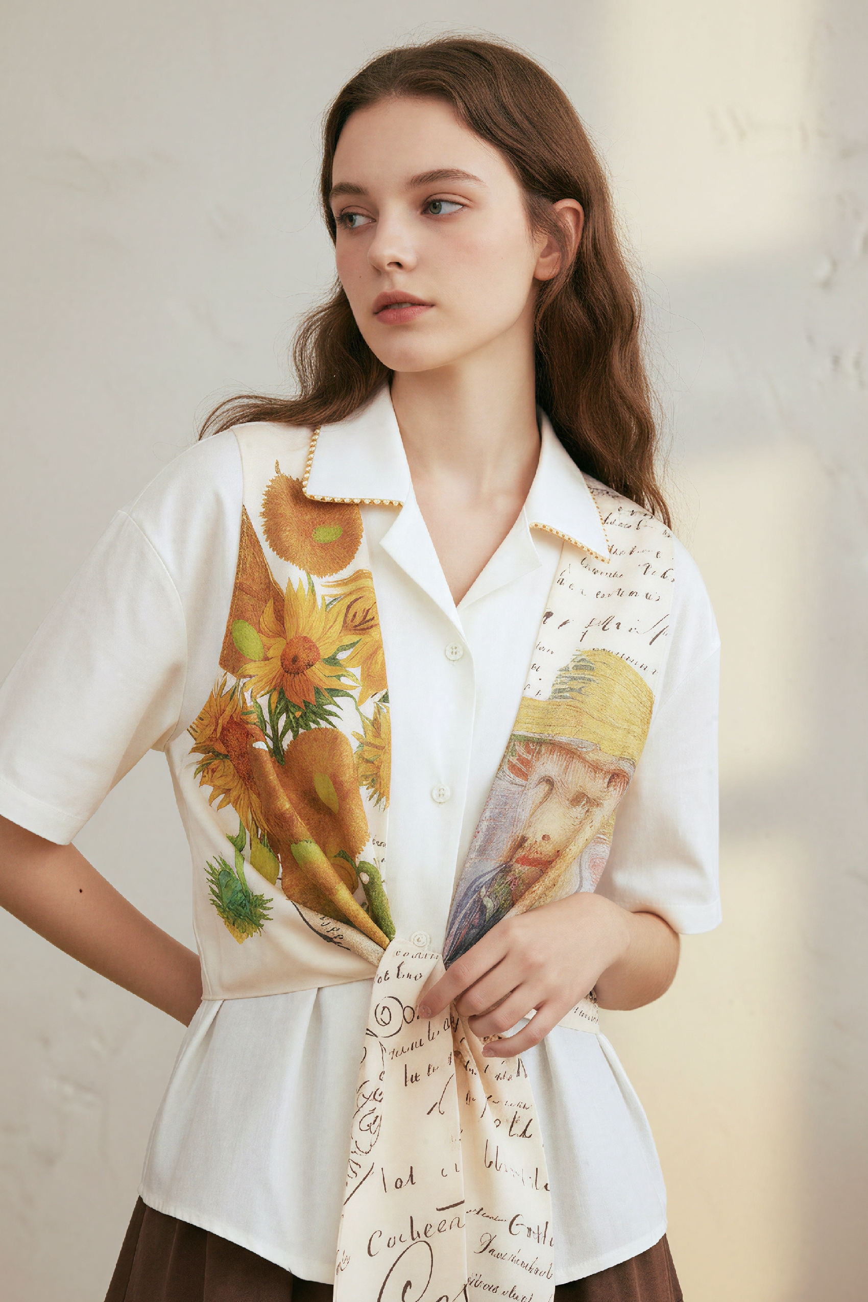 Vintage Faux Two-Piece Shirt