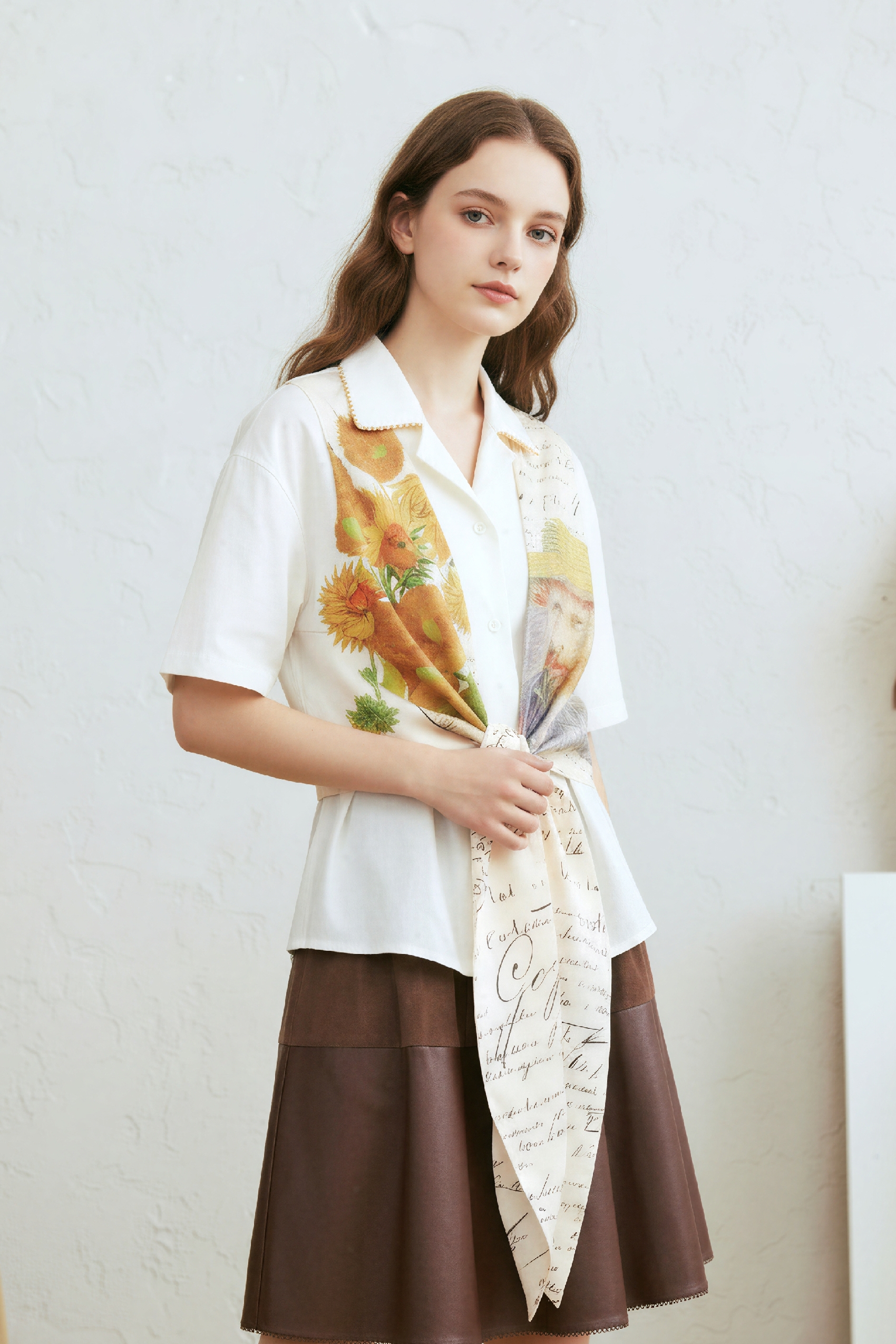 Vintage Faux Two-Piece Shirt