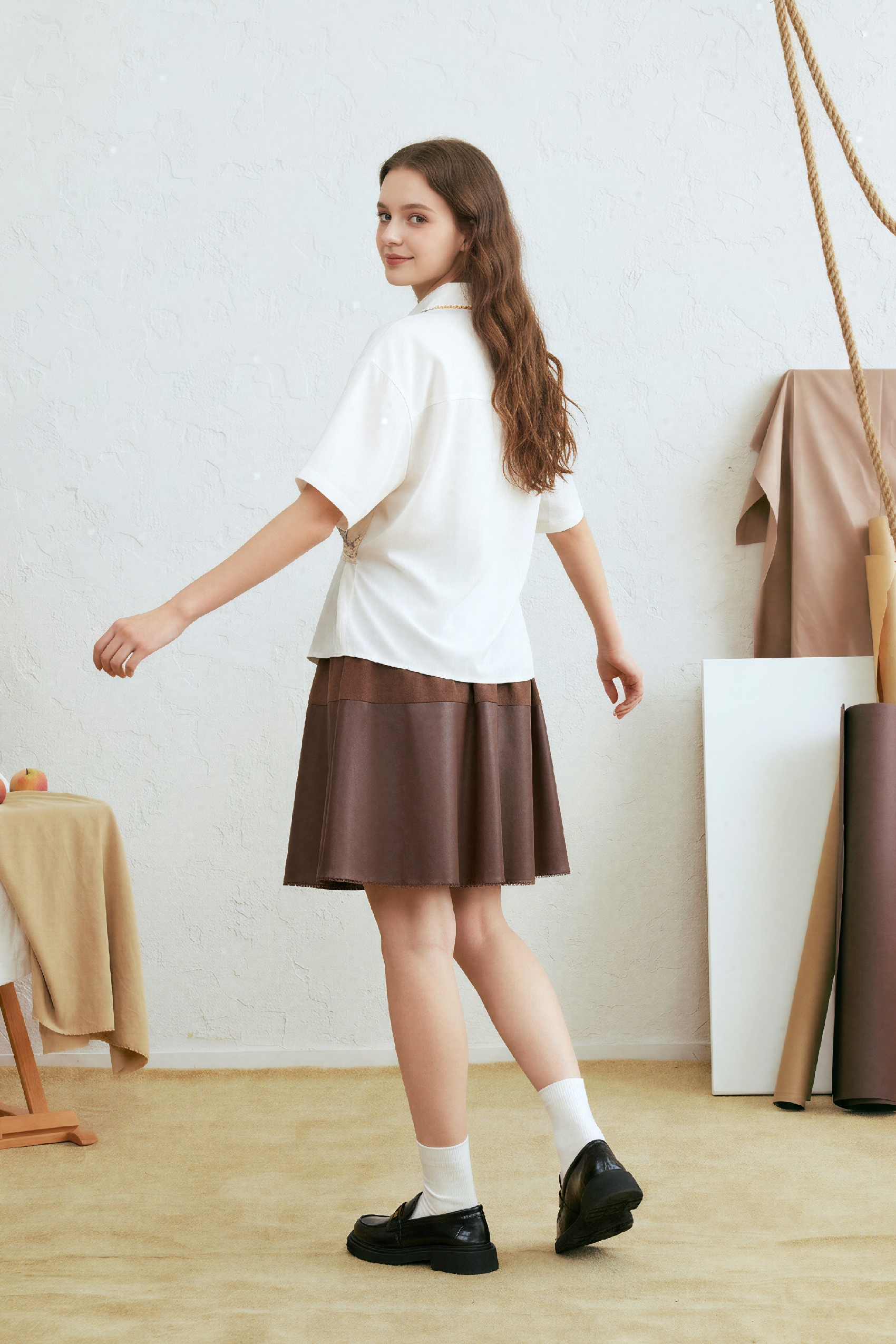 Vintage Faux Two-Piece Shirt