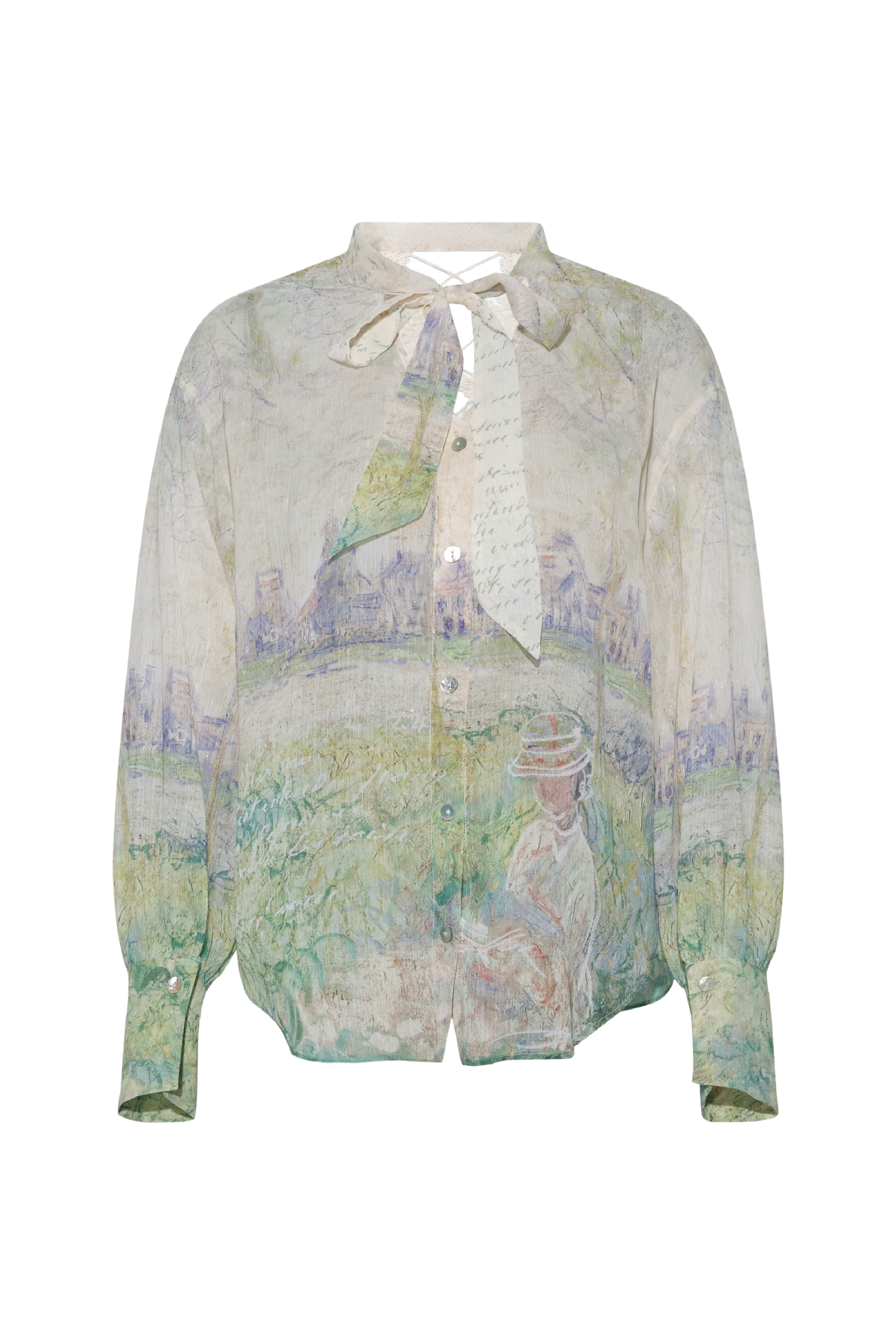Printed Long Sleeve Shirt