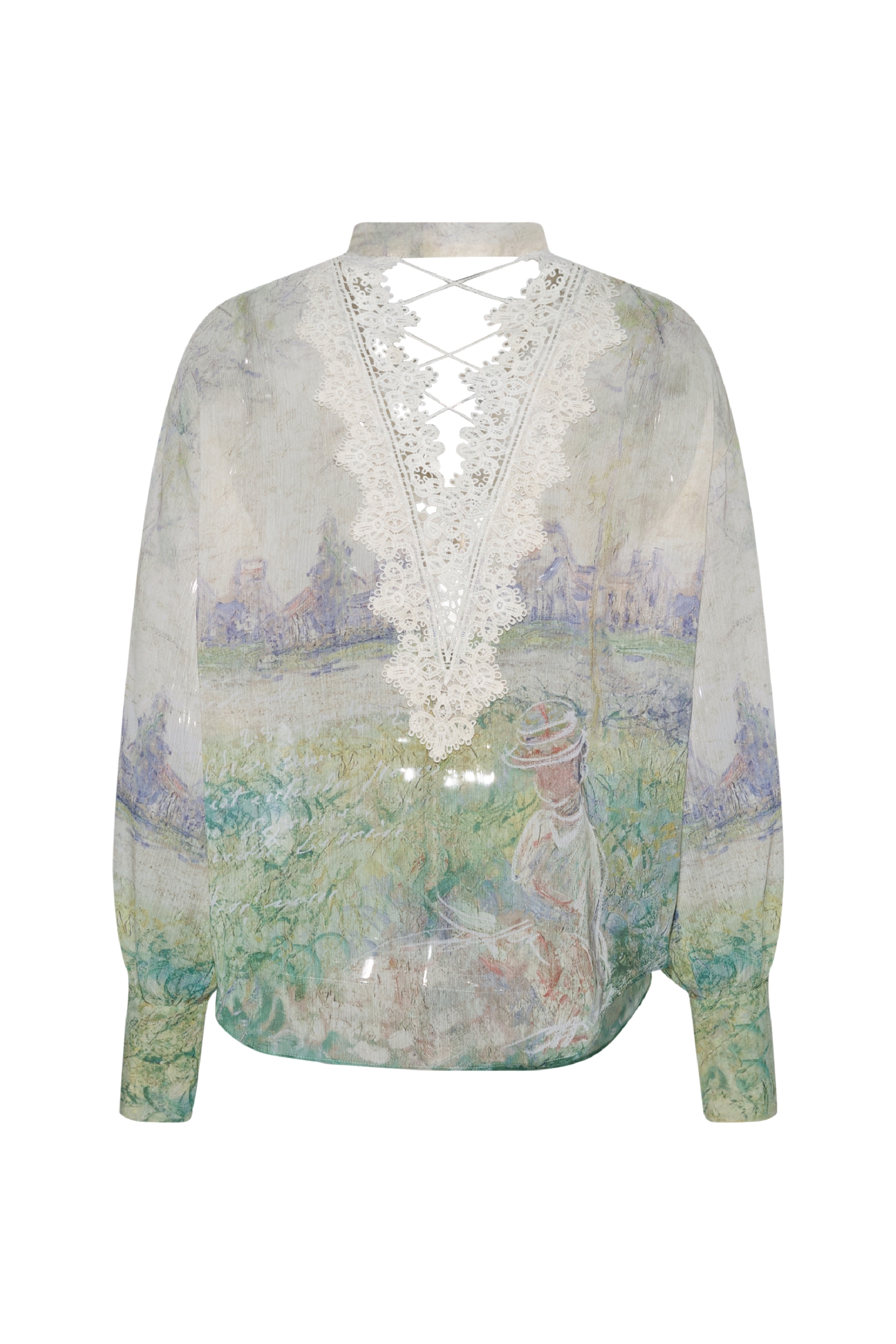Printed Long Sleeve Shirt