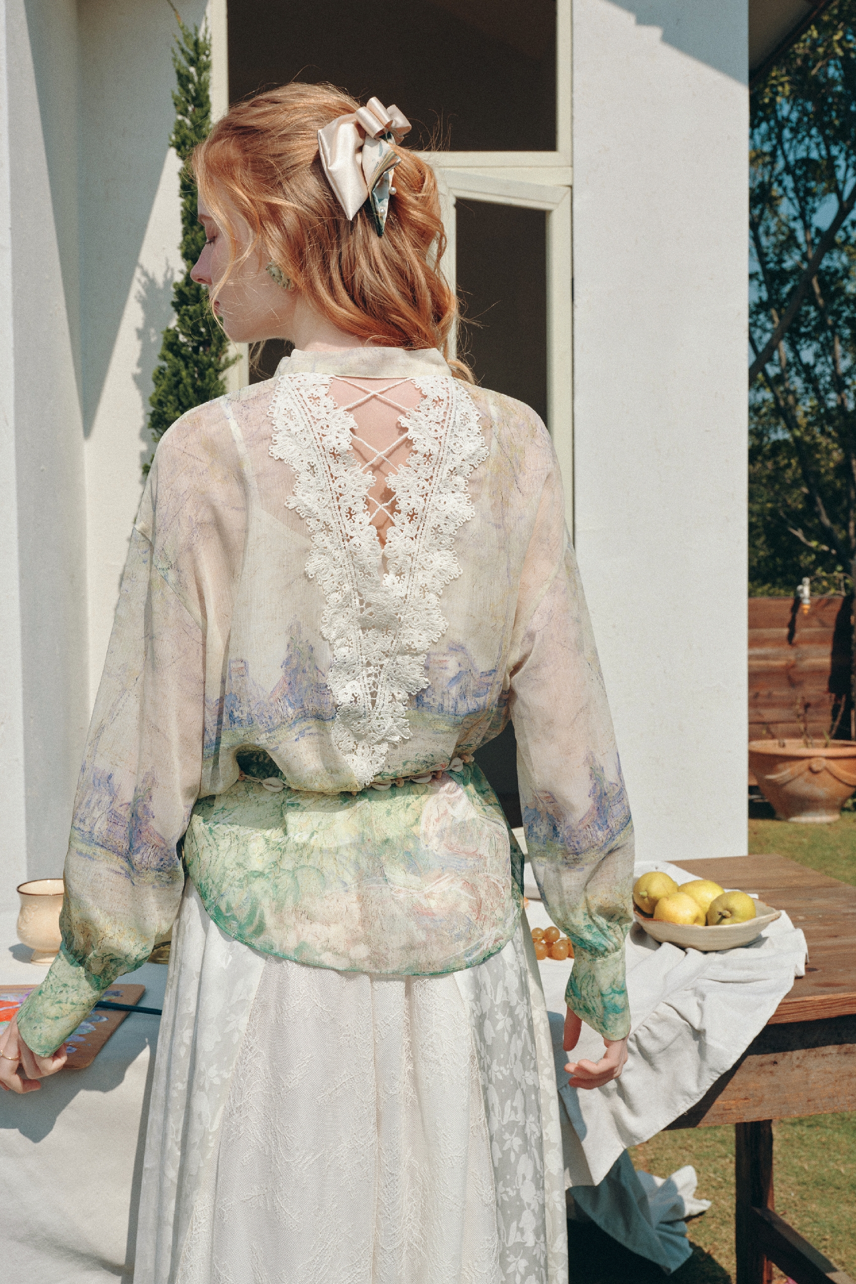 Printed Long Sleeve Shirt