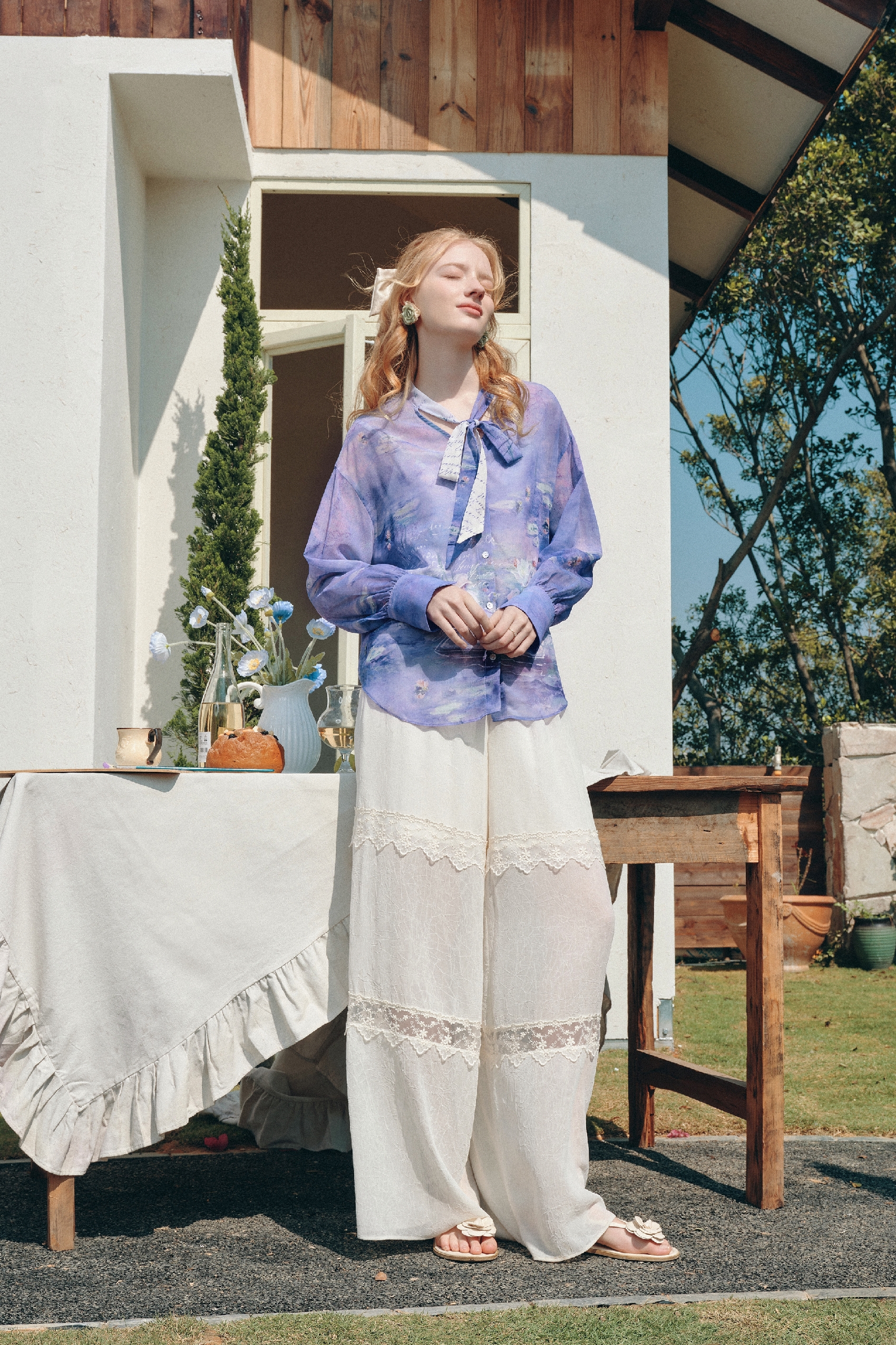 Printed Long Sleeve Shirt