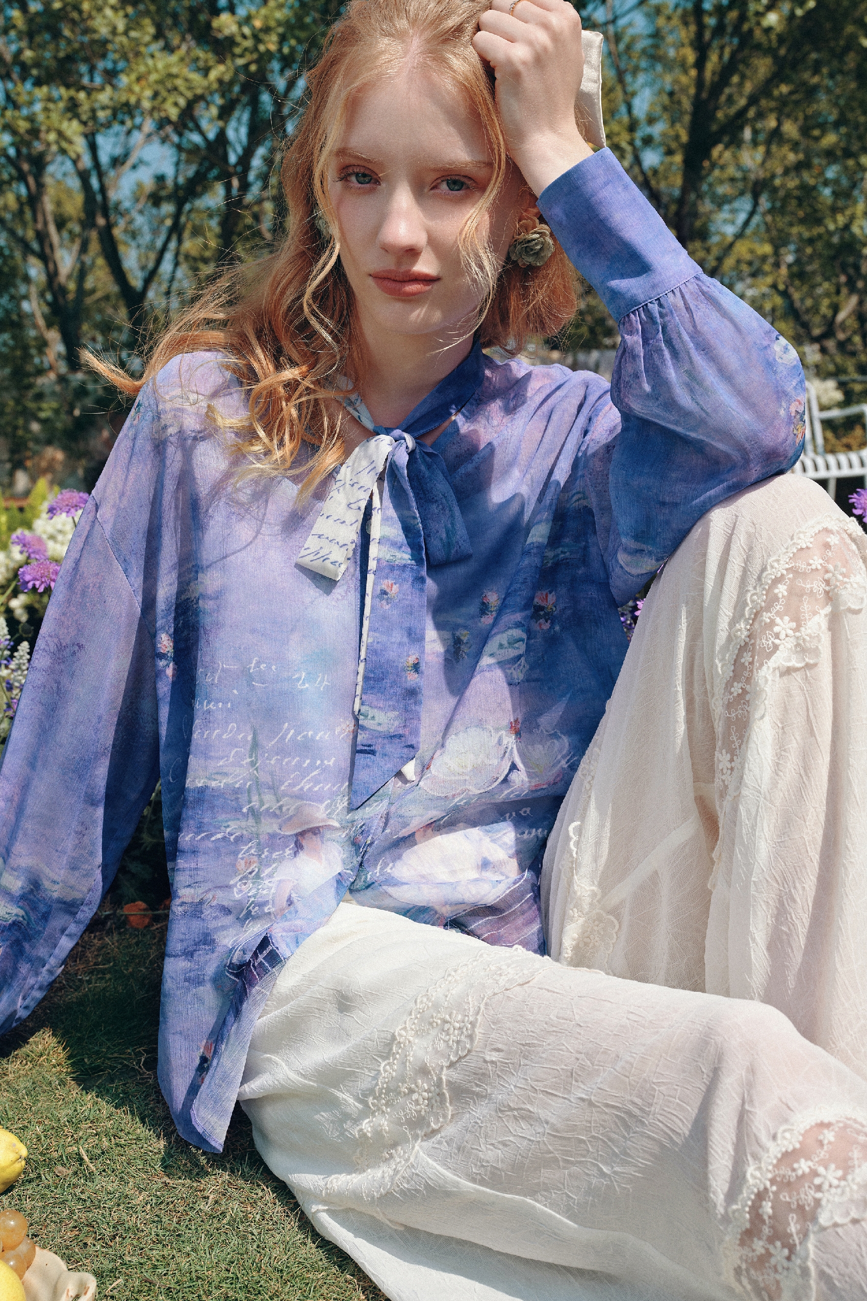 Printed Long Sleeve Shirt