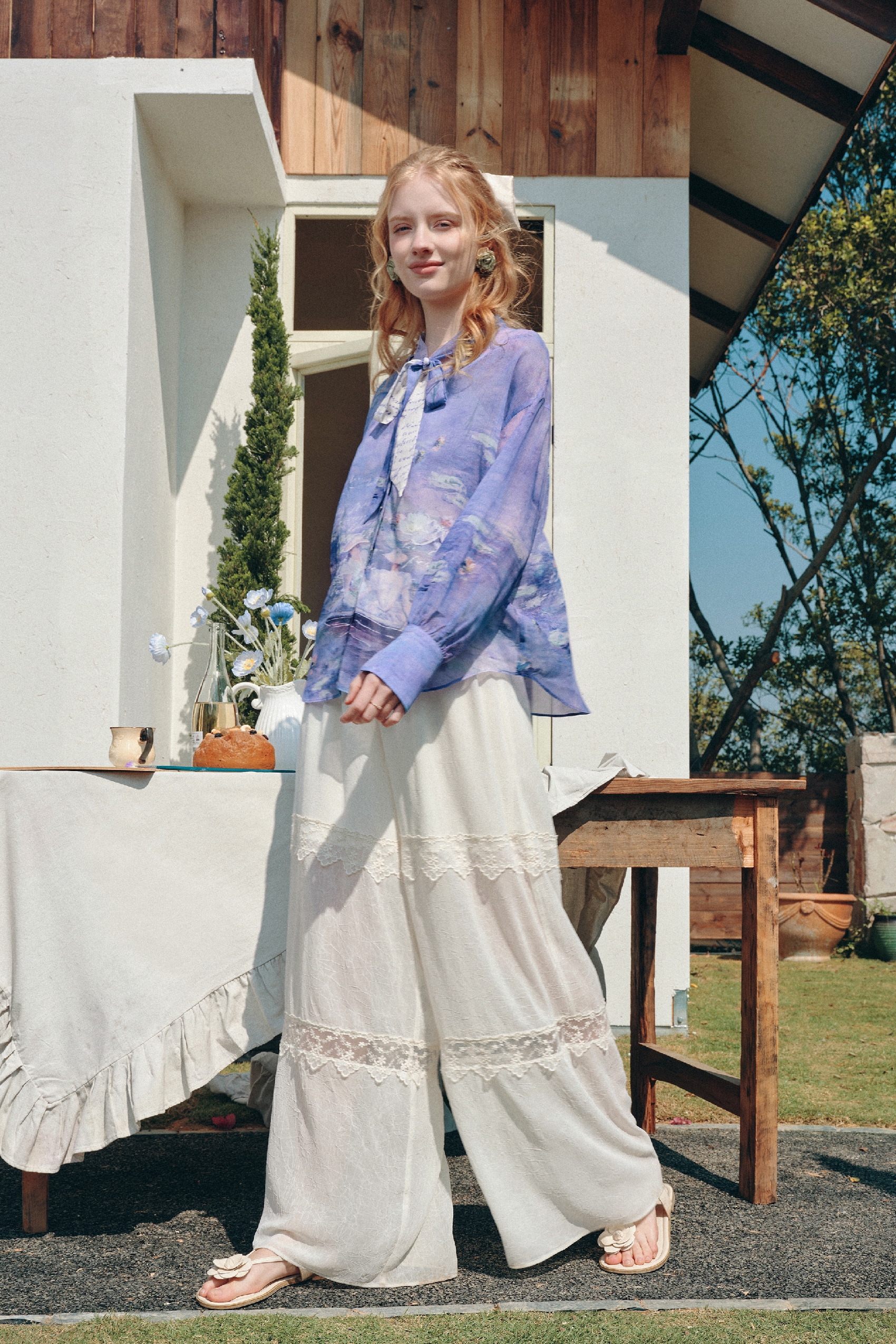 Printed Long Sleeve Shirt