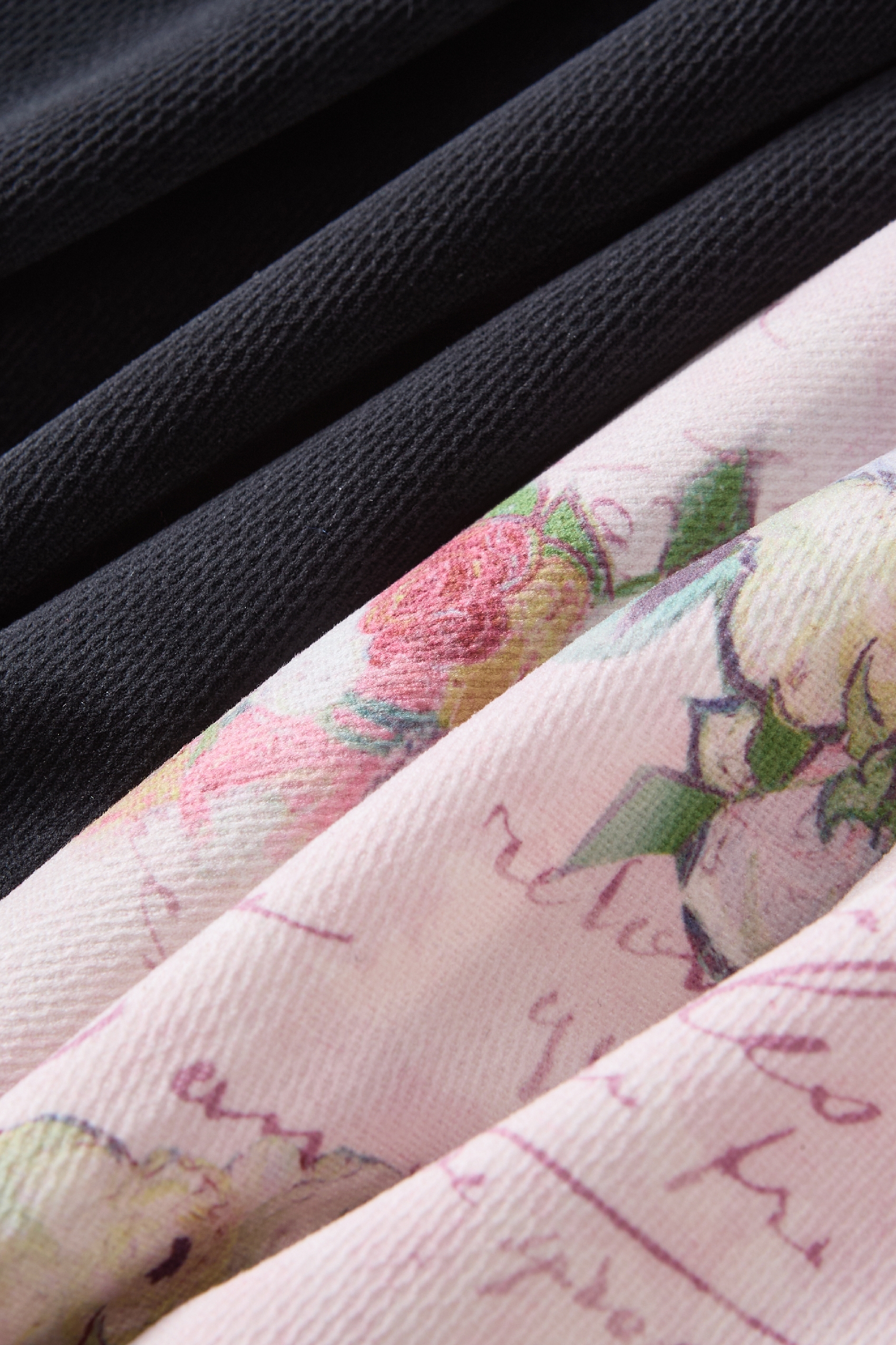 Pleated Ruffle Patchwork A-Line Skirt