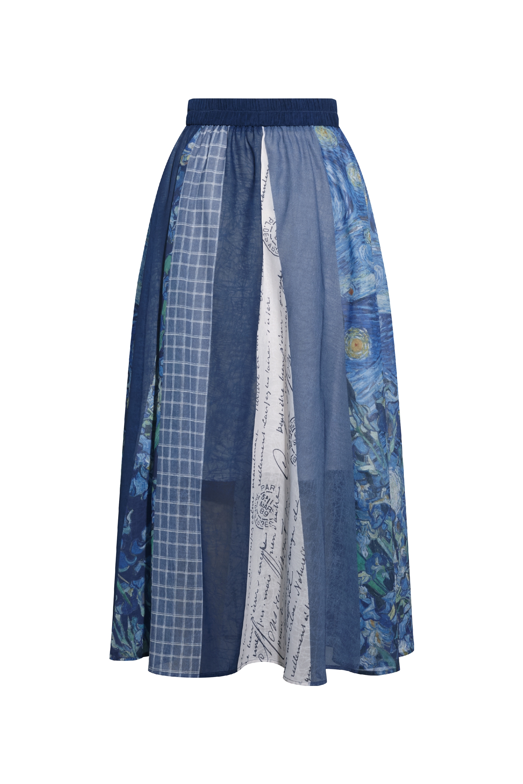 Printed A-Line Skirt