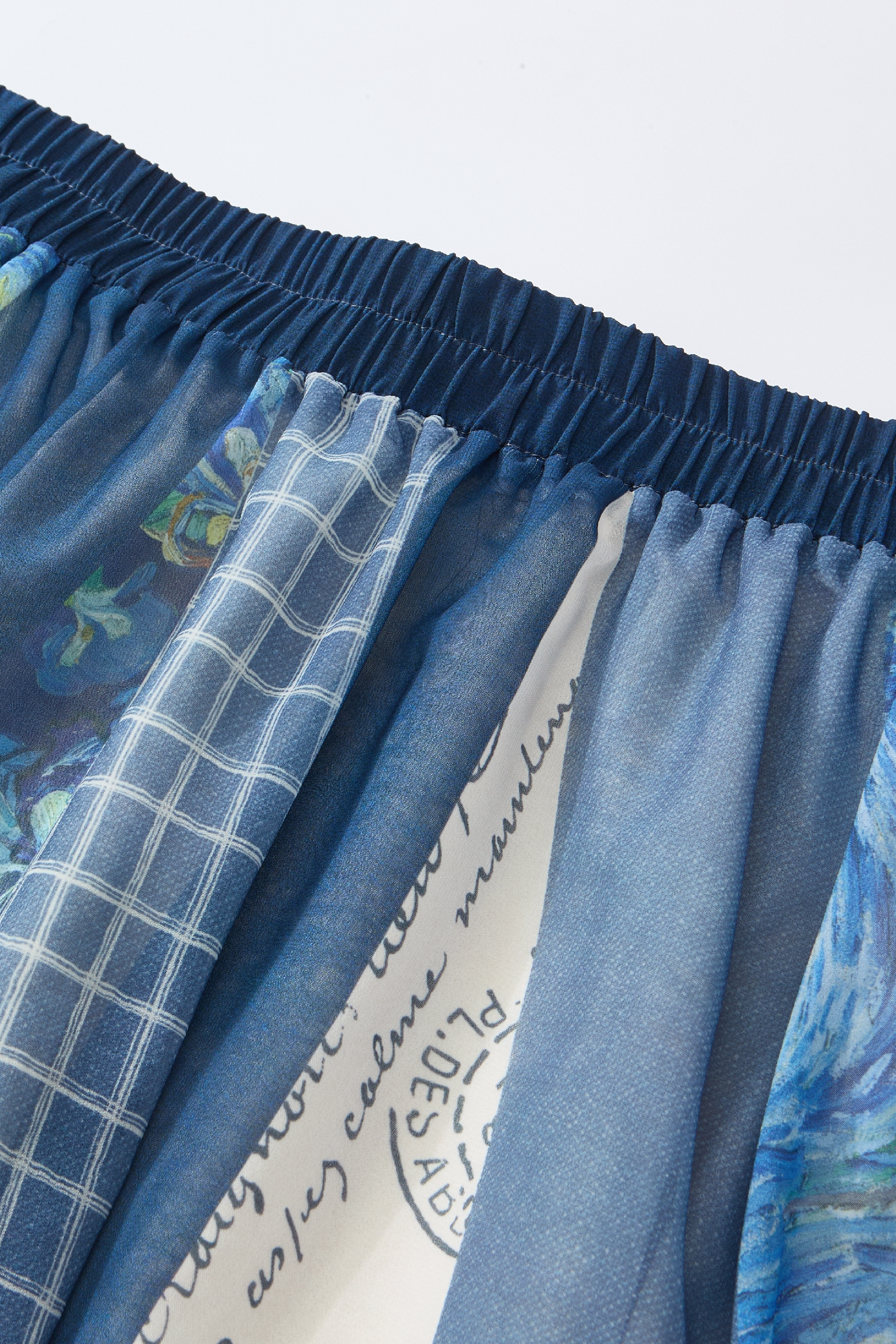 Printed A-Line Skirt