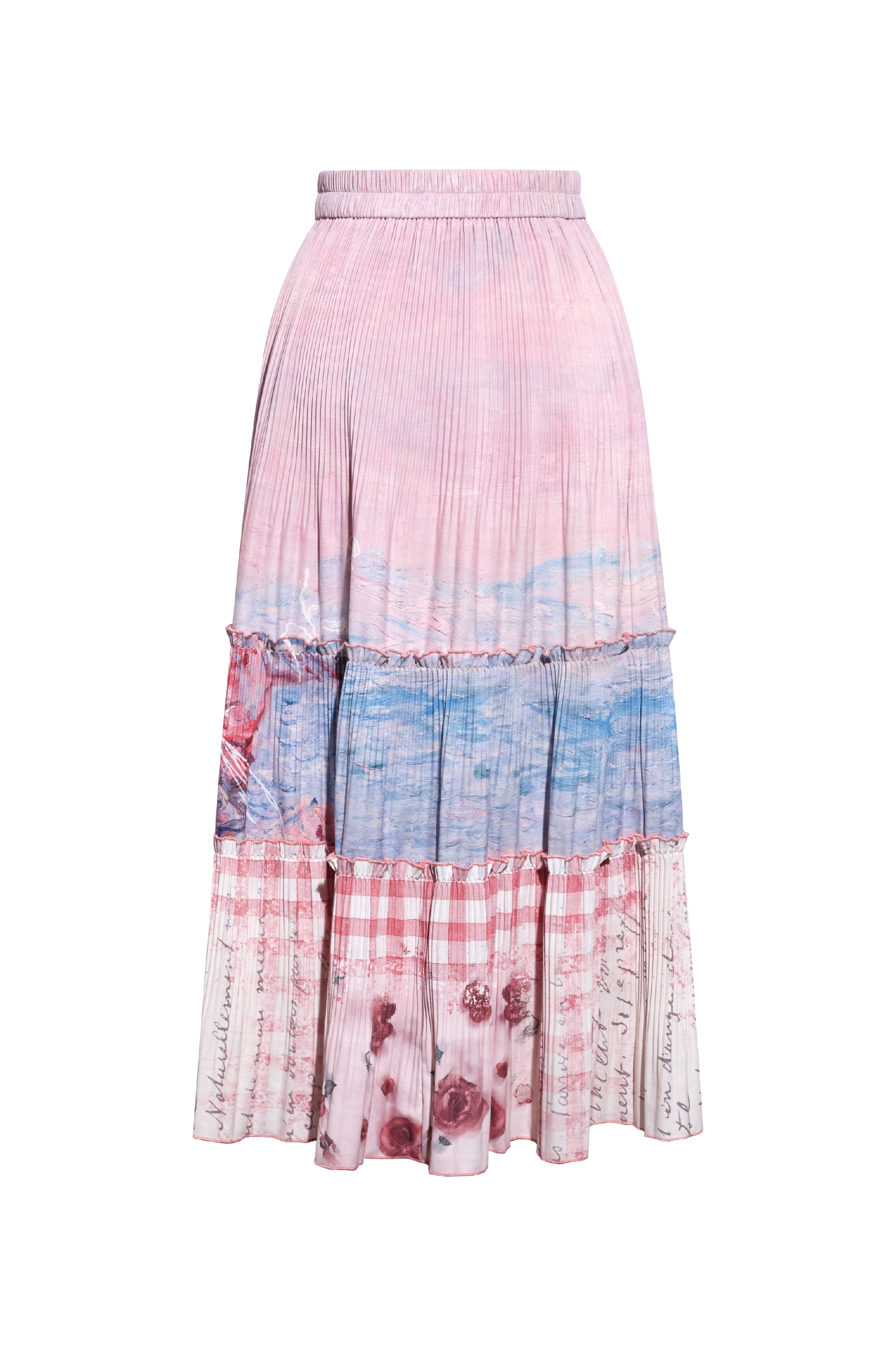 High-Waisted A-Line Skirt