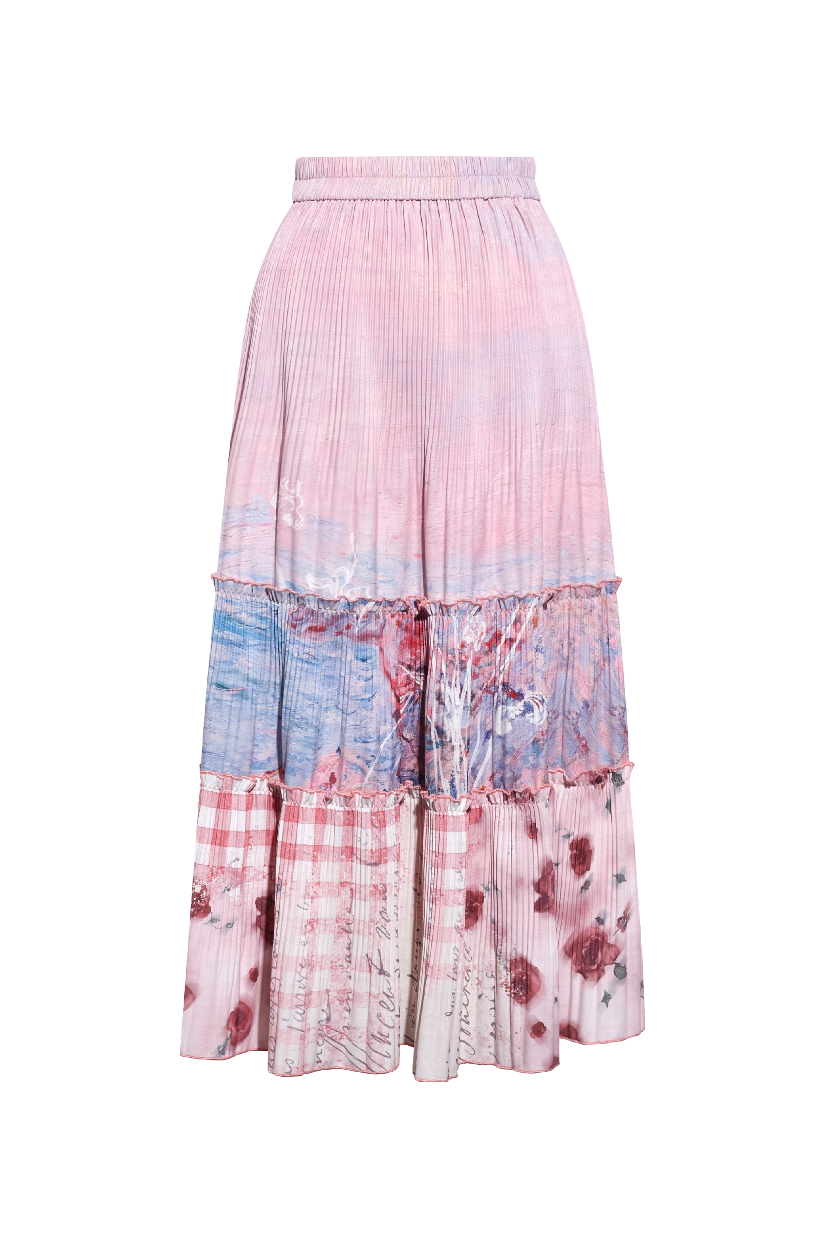 High-Waisted A-Line Skirt