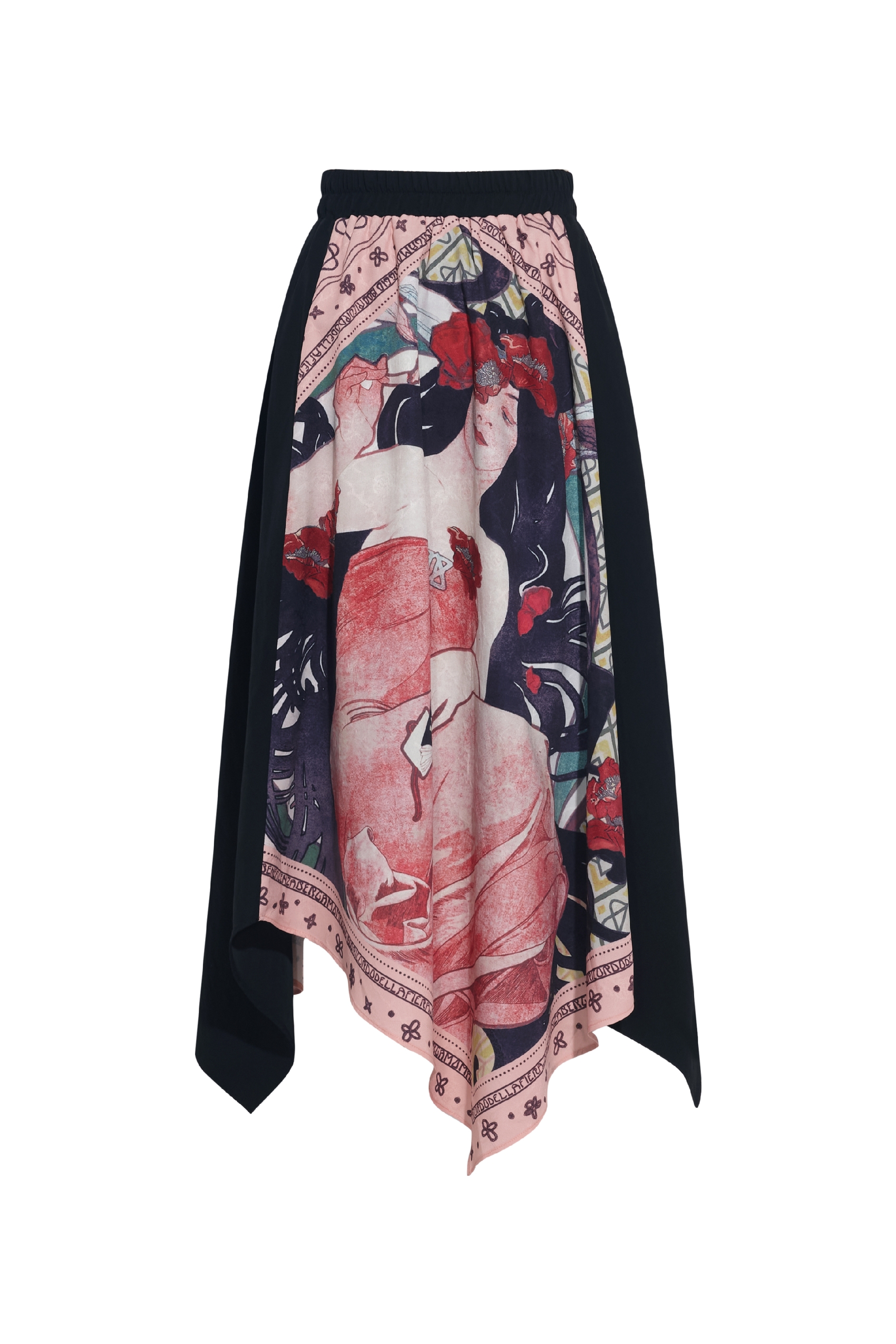 Vintage Asymmetrical Skirt