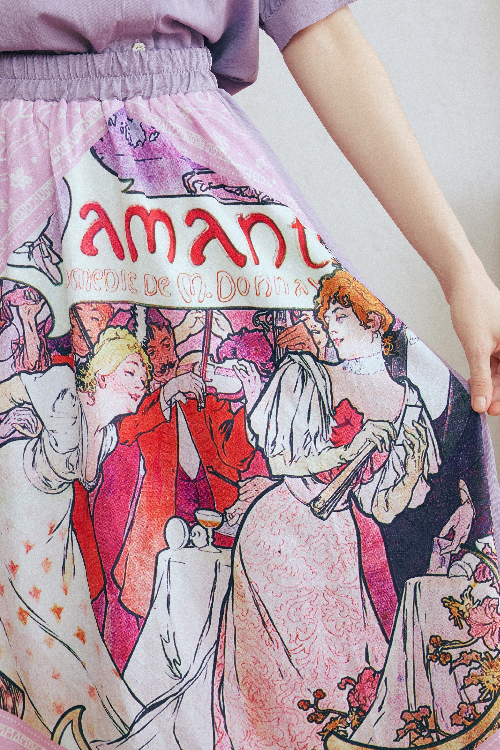 Vintage Asymmetrical Skirt