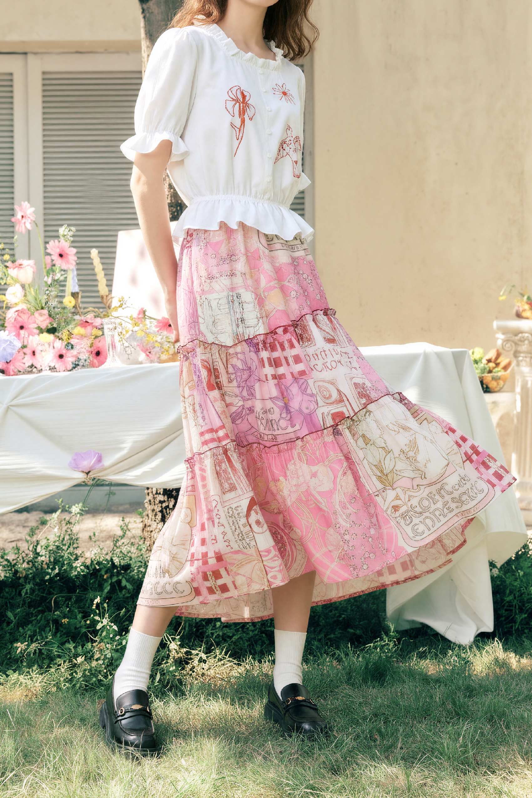 Unique Asymmetrical Skirt